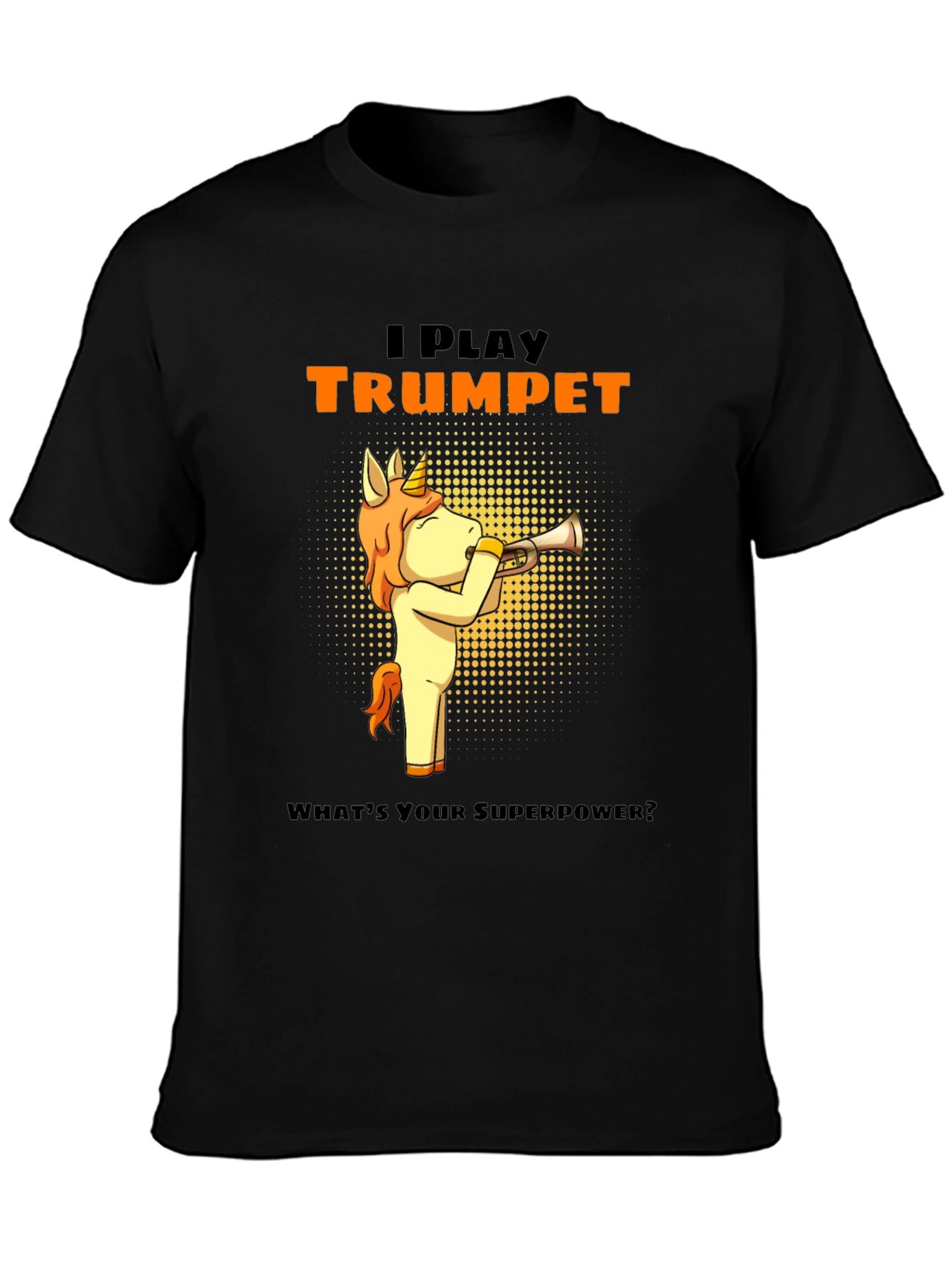 I Play Trumpet Unicorn Graphic Tee