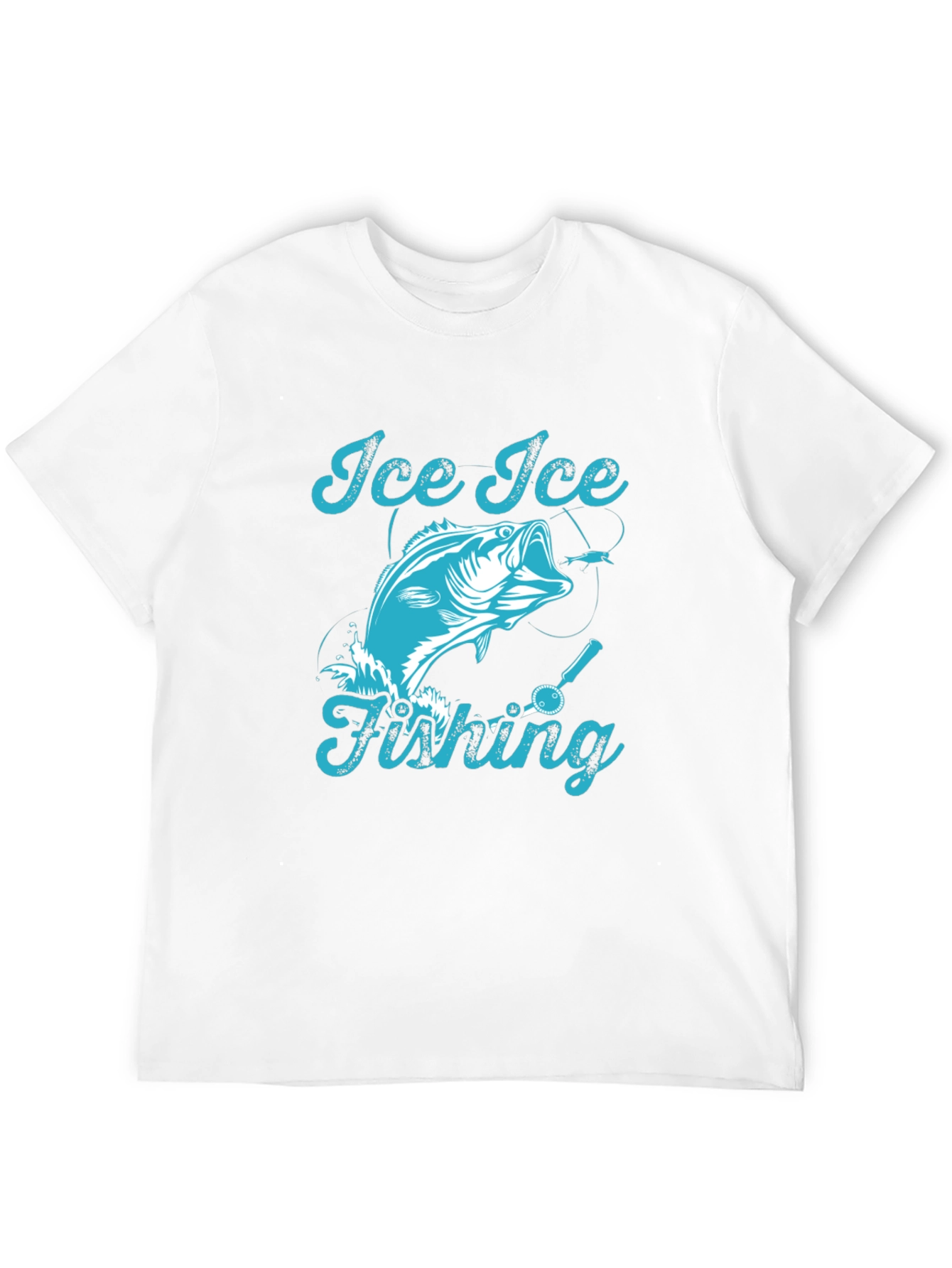 Ice Ice Fishing Graphic Tee