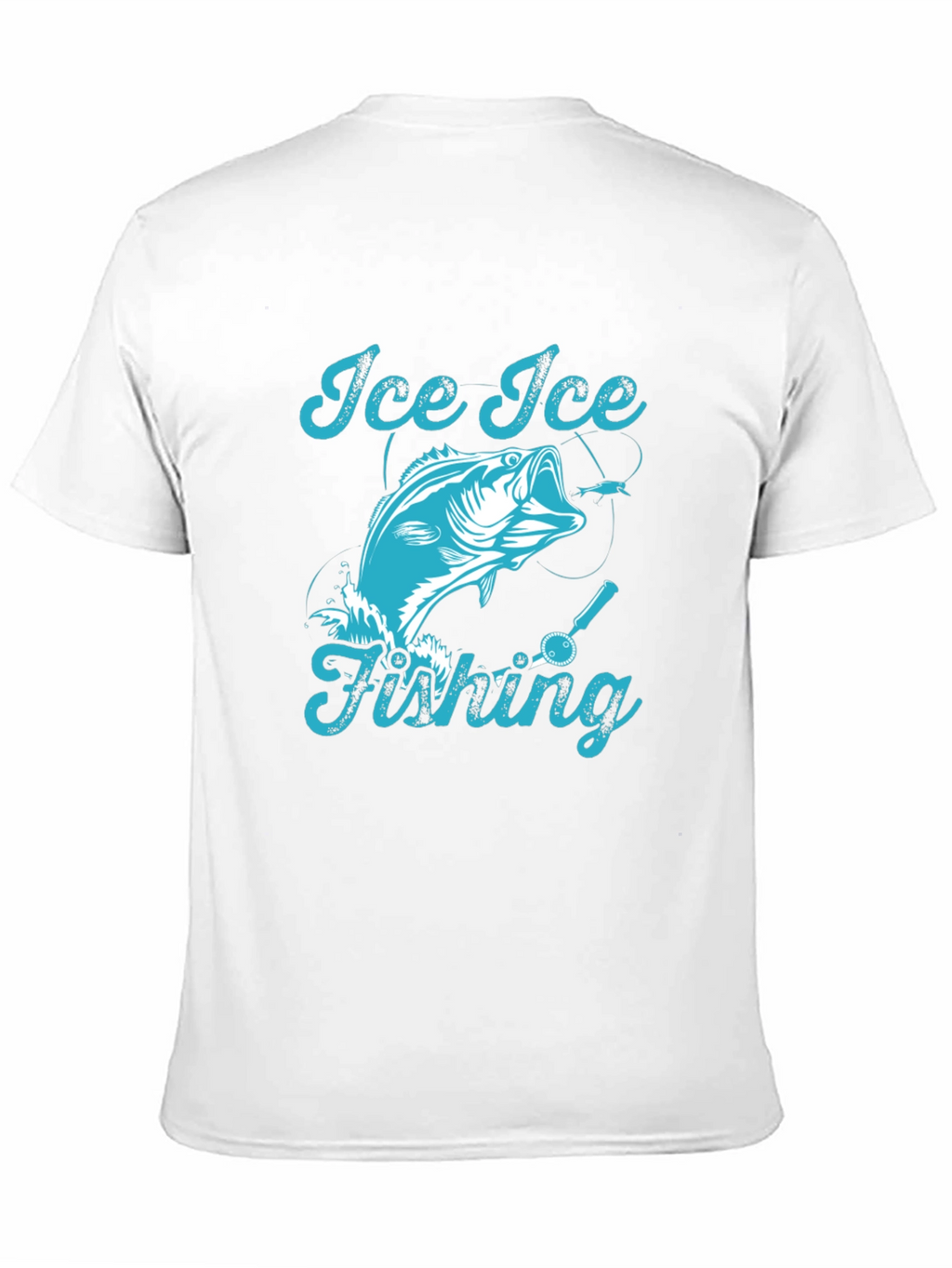 Ice Ice Fishing Graphic Tee