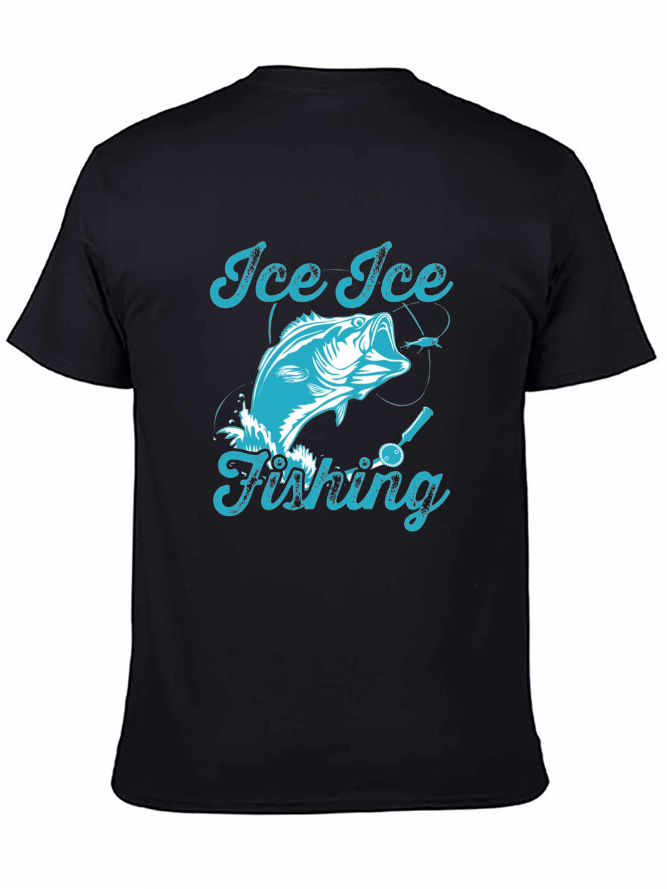 Ice Ice Fishing Graphic Tee