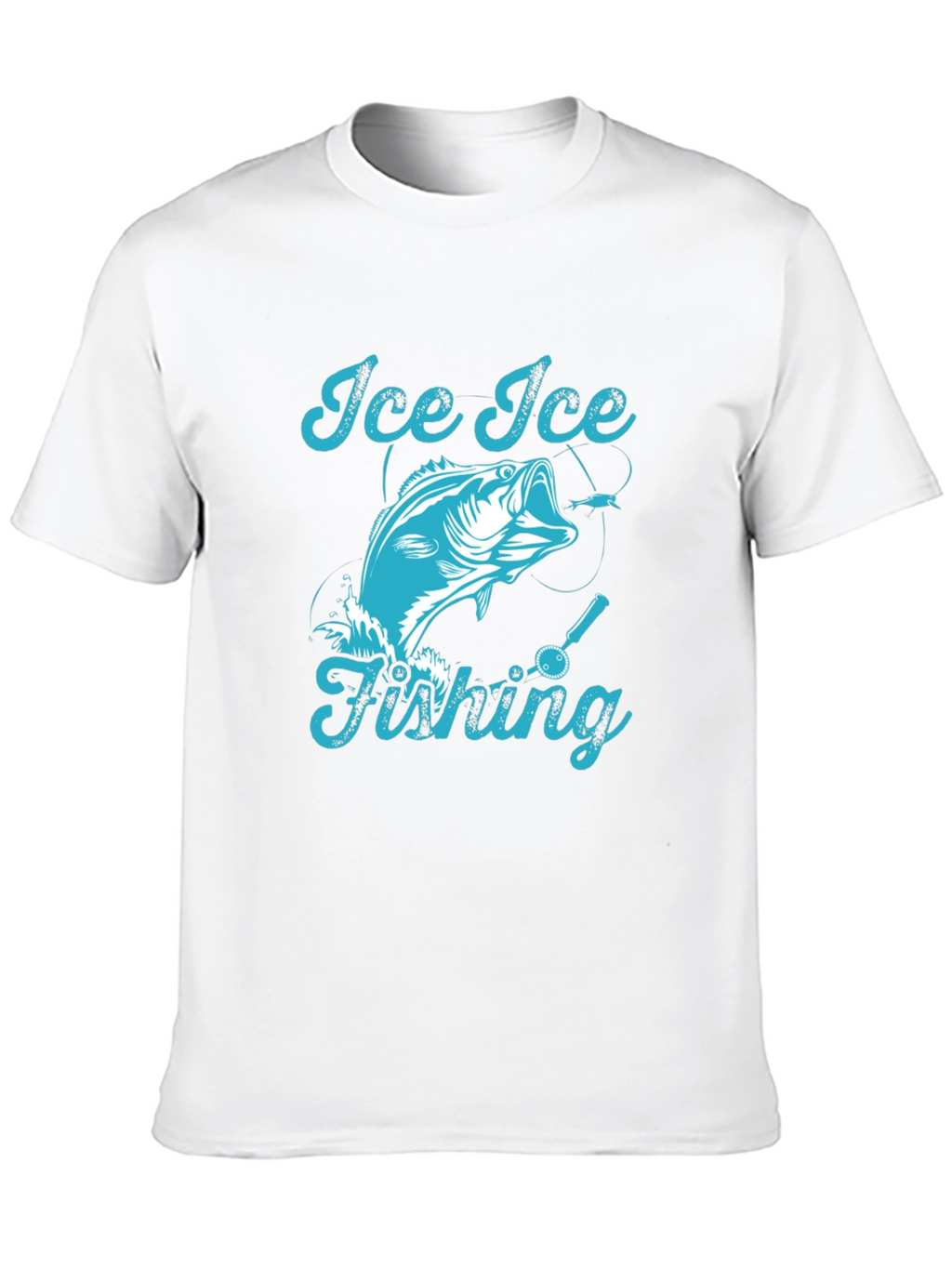 Ice Ice Fishing Graphic Tee
