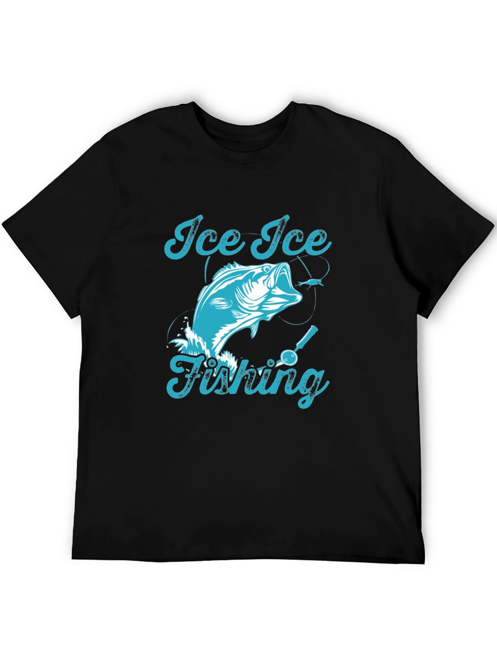 Ice Ice Fishing Graphic Tee
