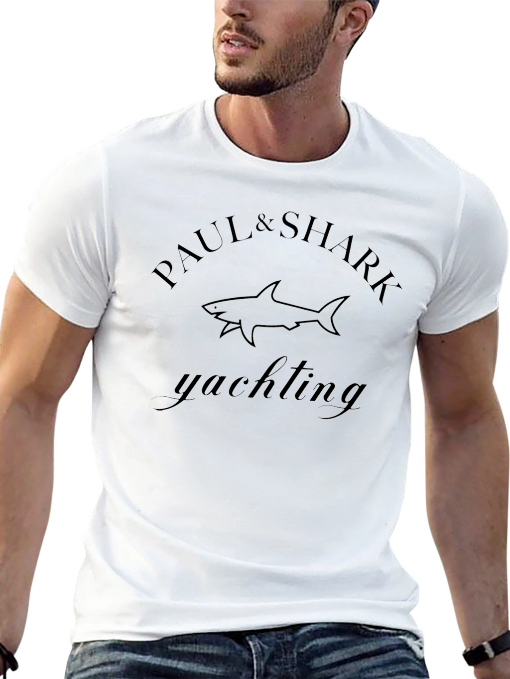 Mens Paul & Shark Yachting Black T-Shirt