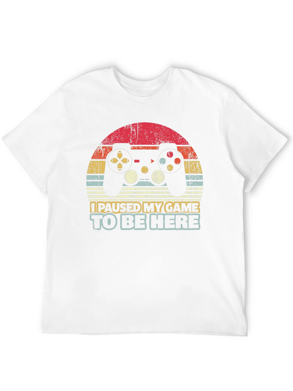 Paused Game Retro Graphic Tee - Gamer Gift