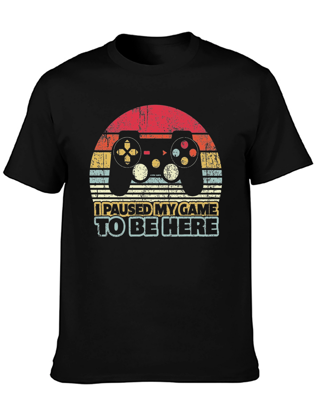 Paused Game Retro Graphic Tee - Gamer Gift