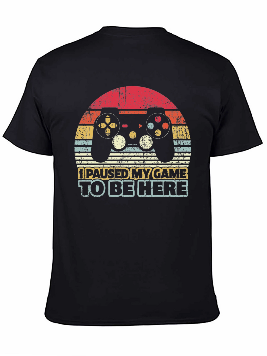 Paused Game Retro Graphic Tee - Gamer Gift
