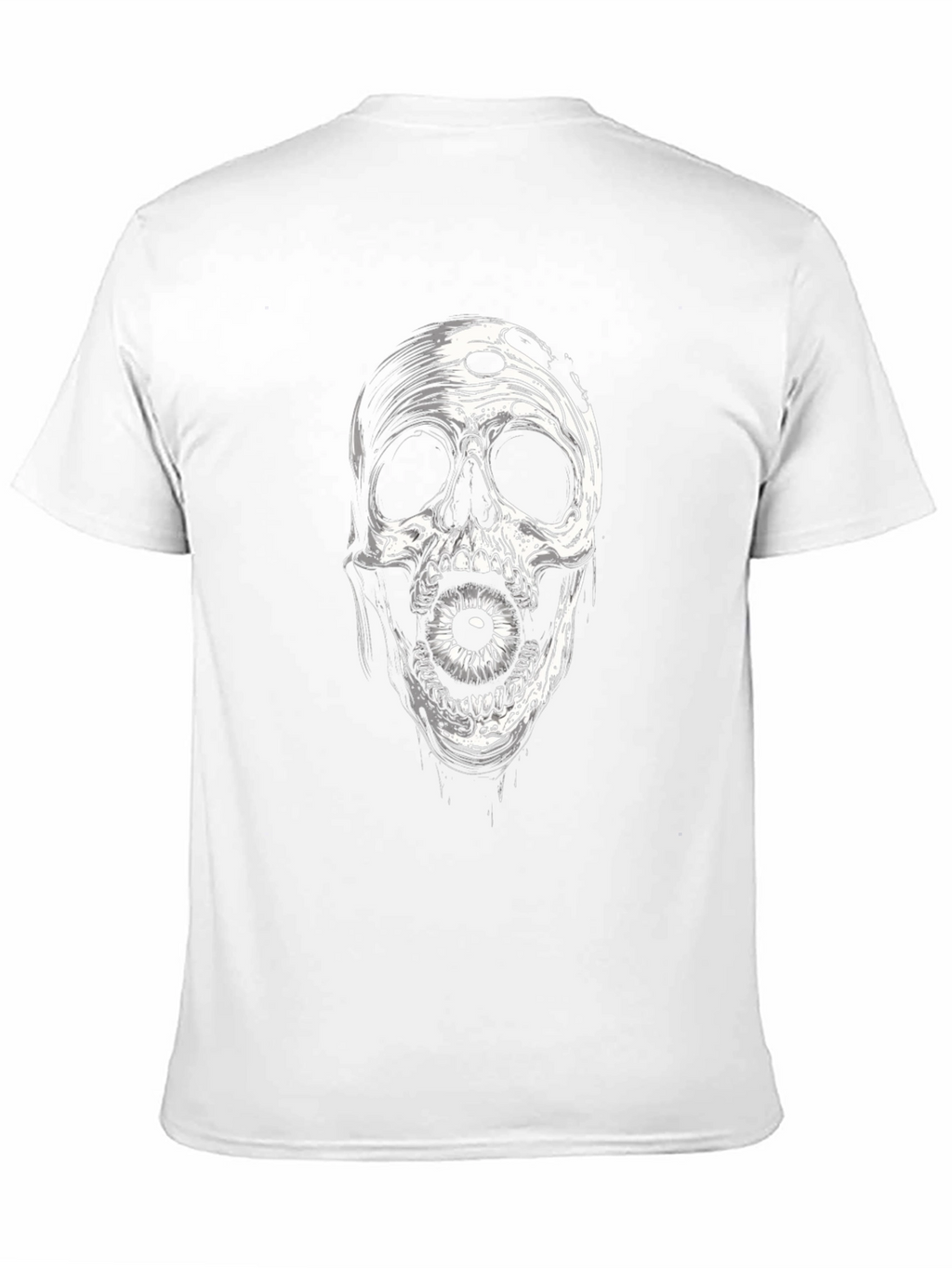 Skull with Eyeball Black T-Shirt