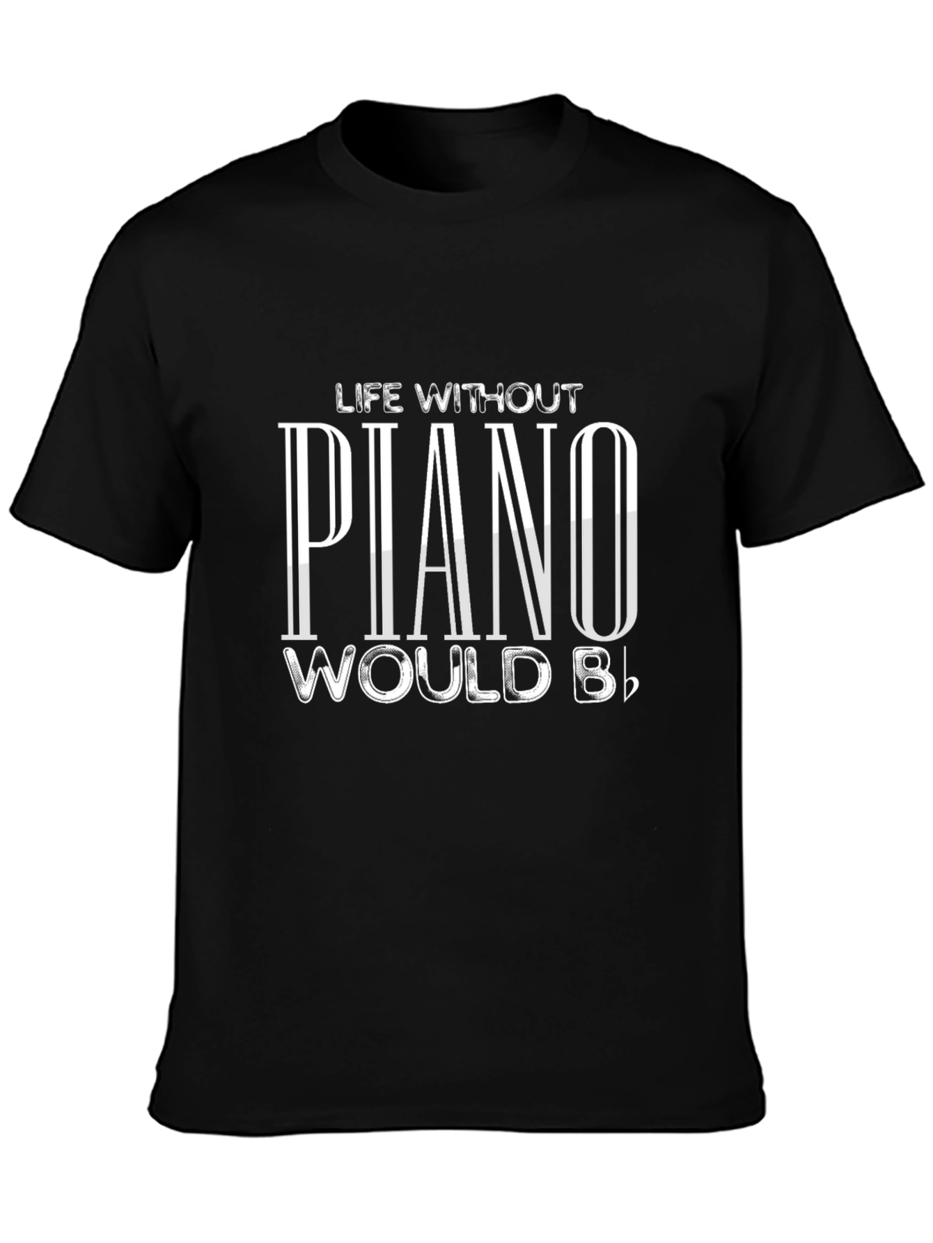 Piano Lovers Black T-Shirt - Music Humor Apparel