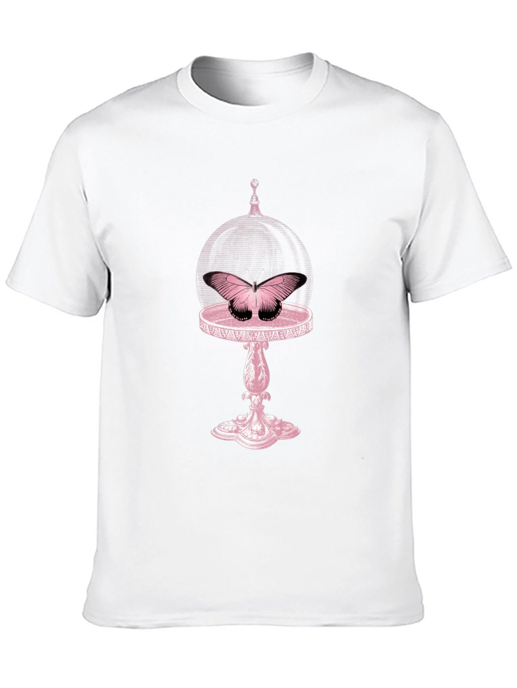 Butterfly Cage Graphic Tee - Unique Design