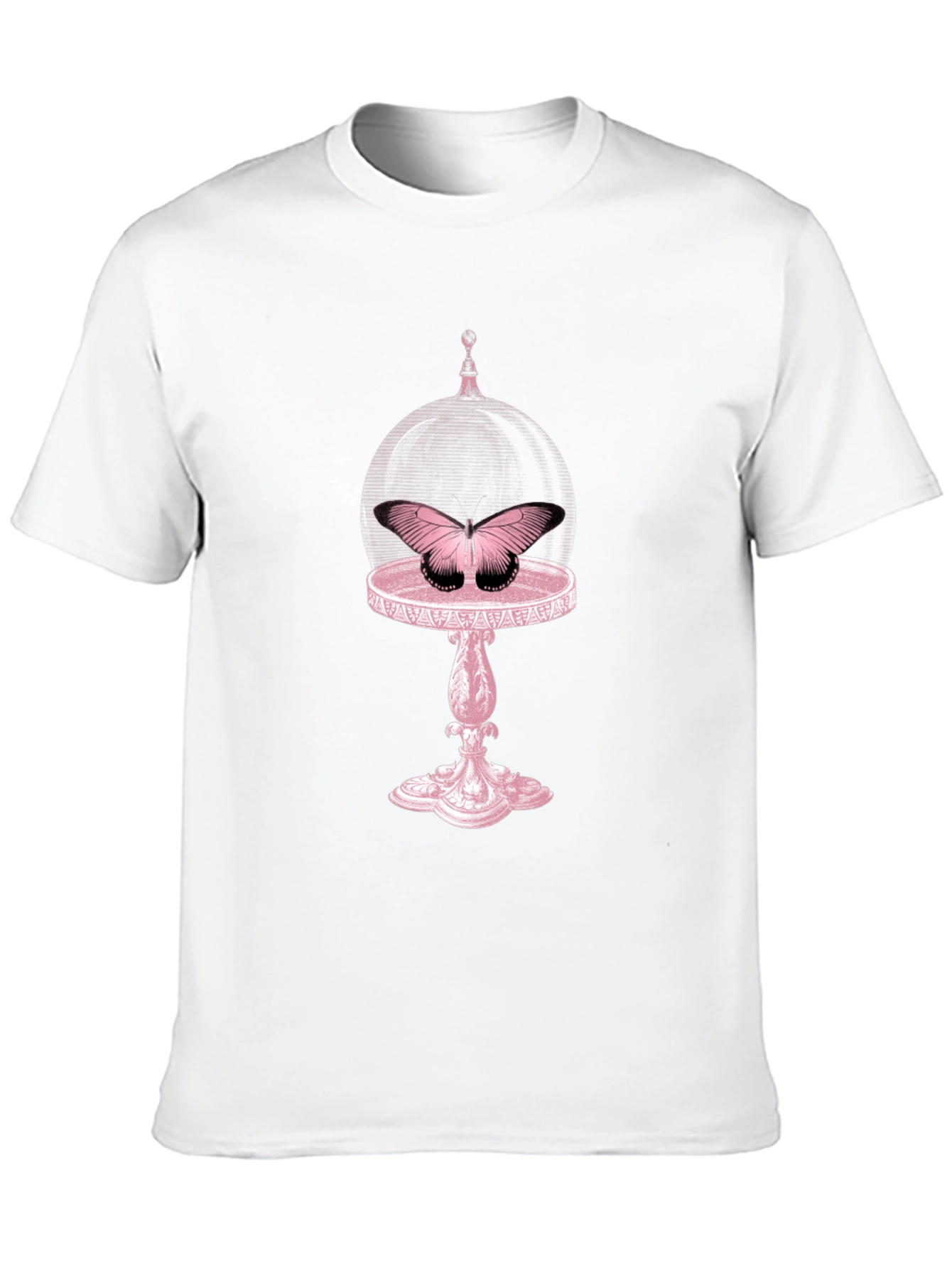 Butterfly Cage Graphic Tee - Unique Design