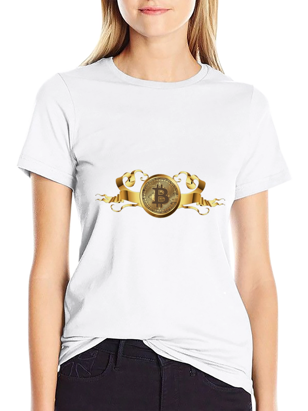 Bitcoin Black T-Shirt - Crypto Currency Design