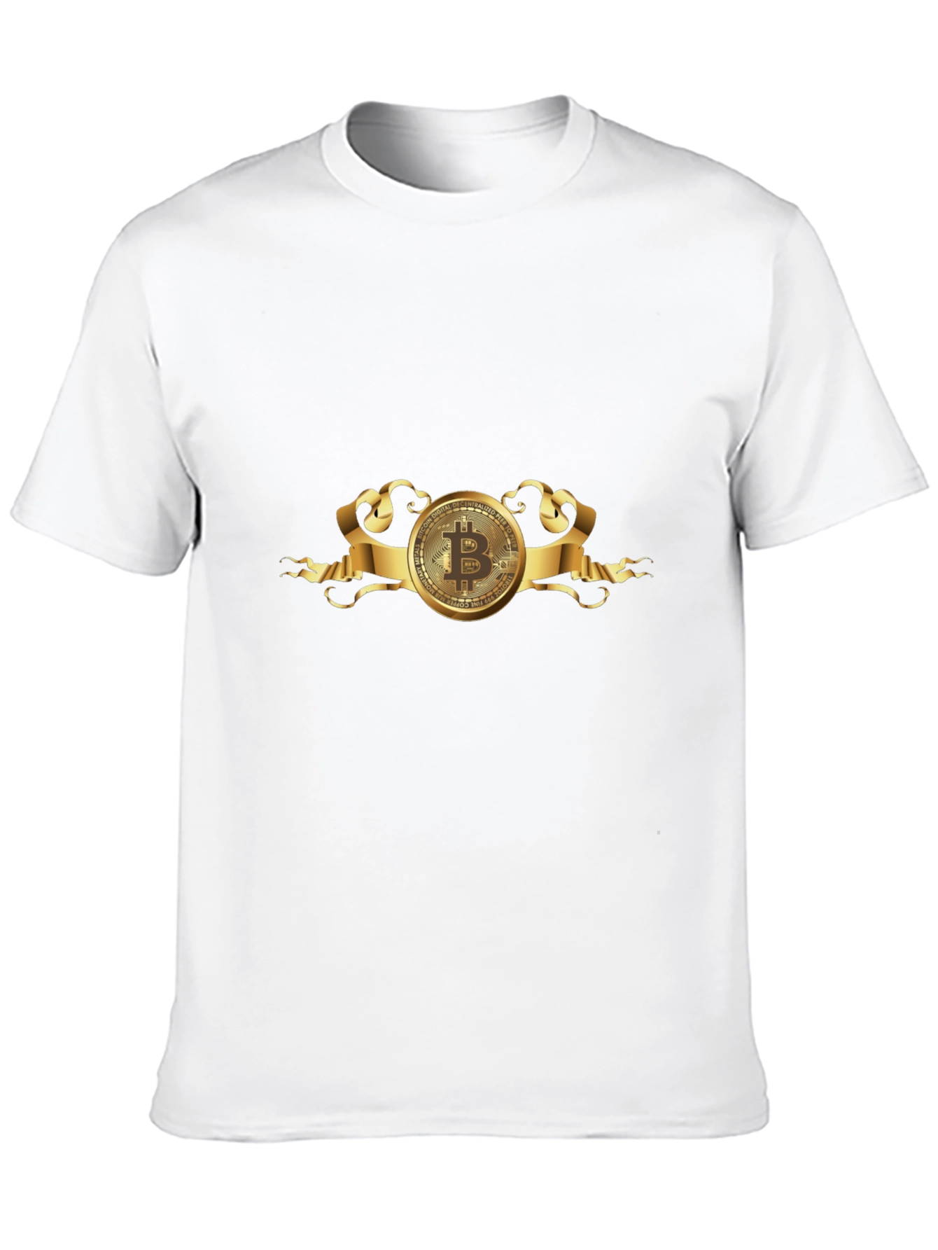 Bitcoin Black T-Shirt - Crypto Currency Design