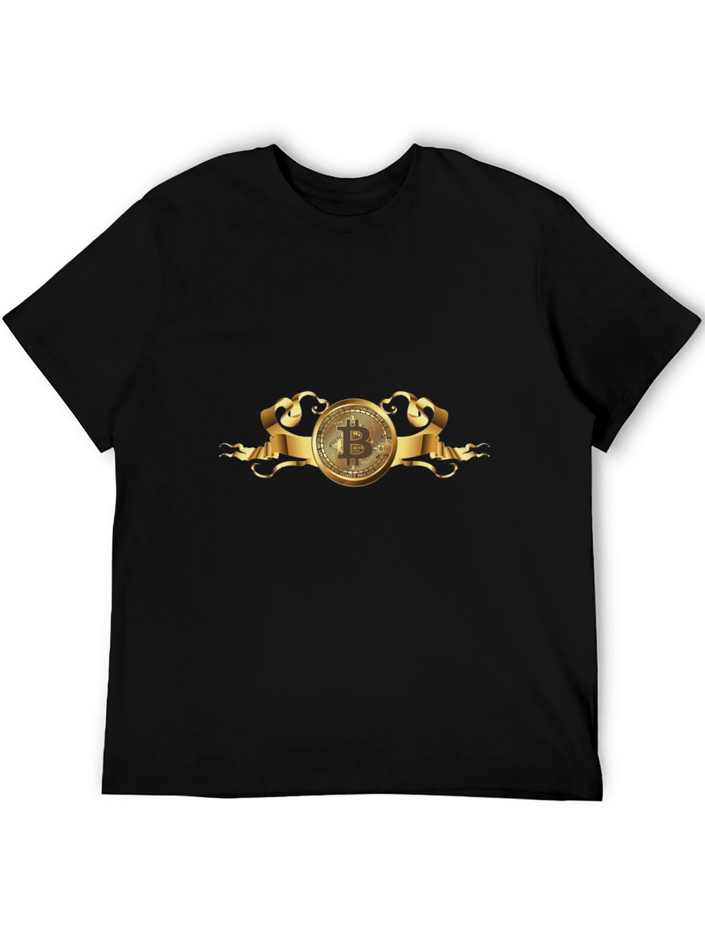 Bitcoin Black T-Shirt - Crypto Currency Design