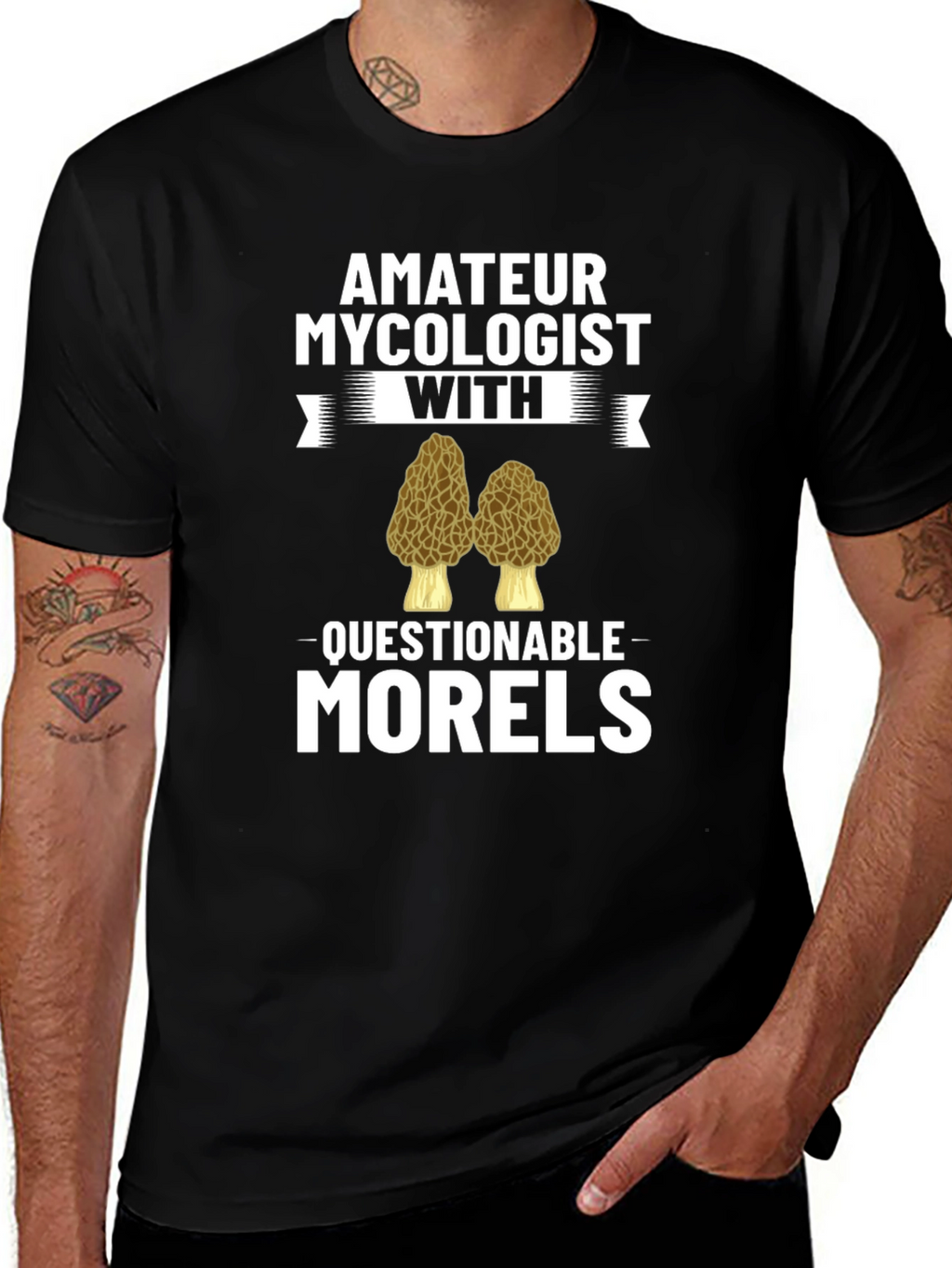 Amateur Mycologist Morels Funny T-Shirt