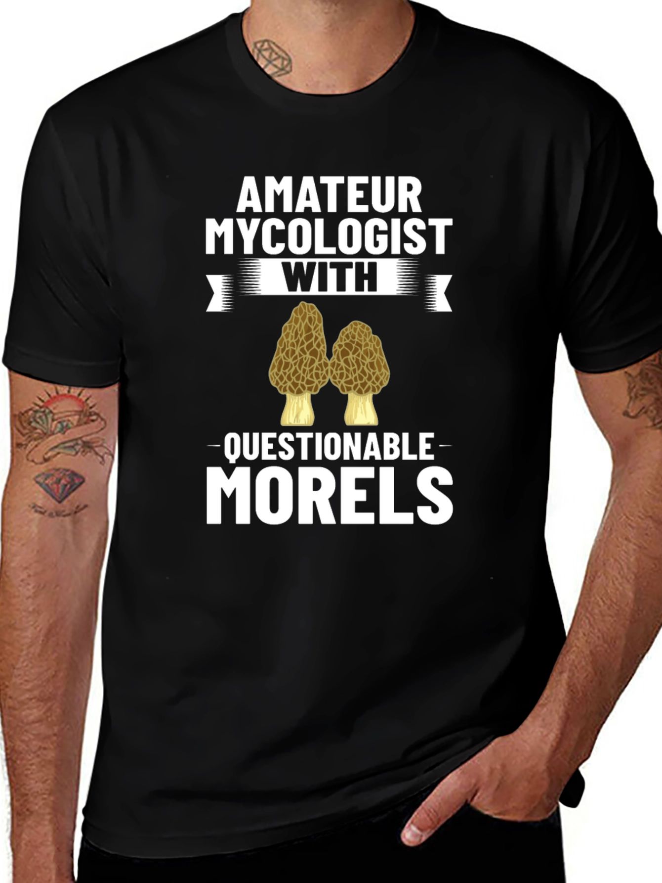 Amateur Mycologist Morels Funny T-Shirt