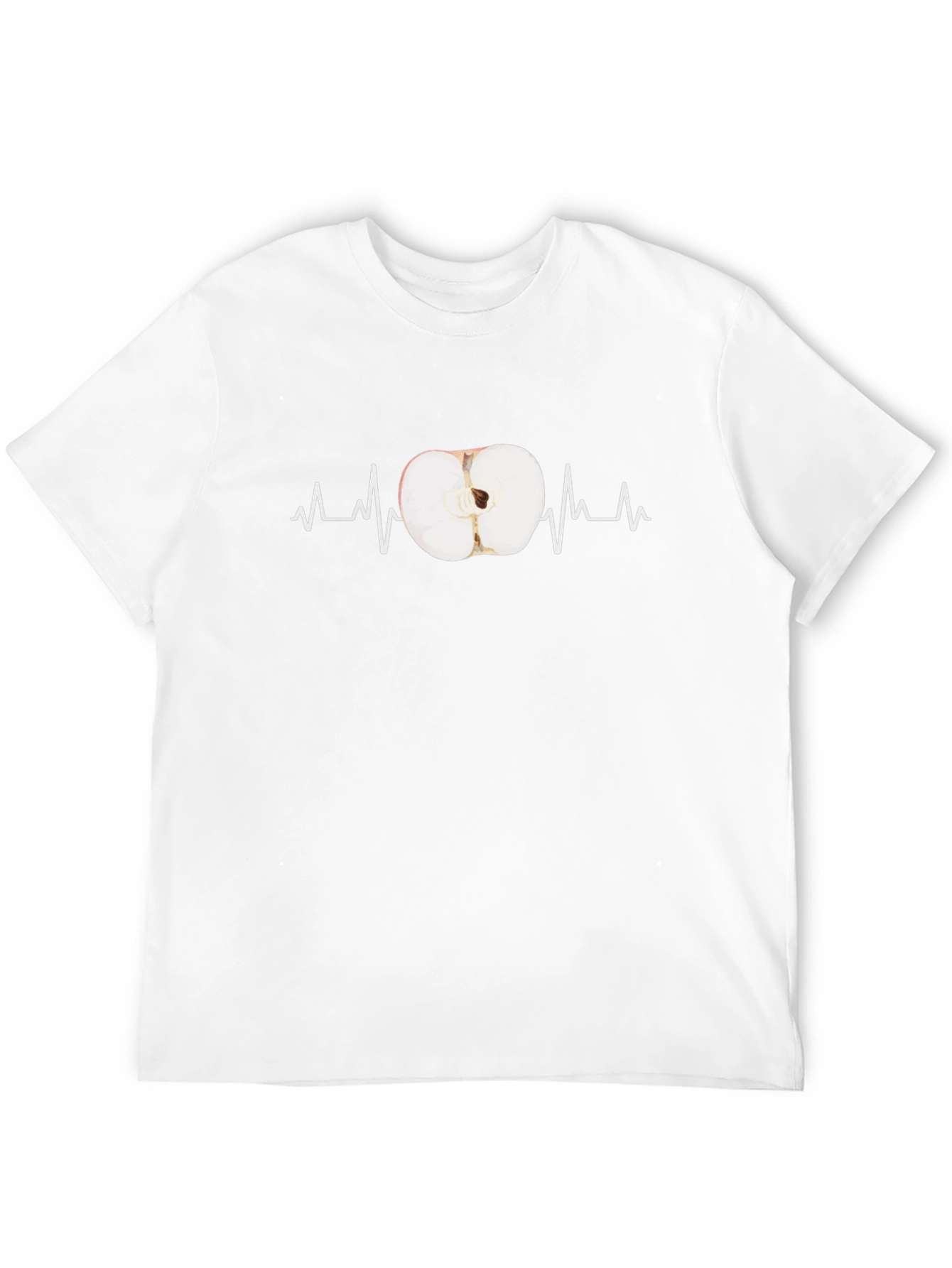 Apple Heartbeat T-Shirt - Unique Graphic Tee