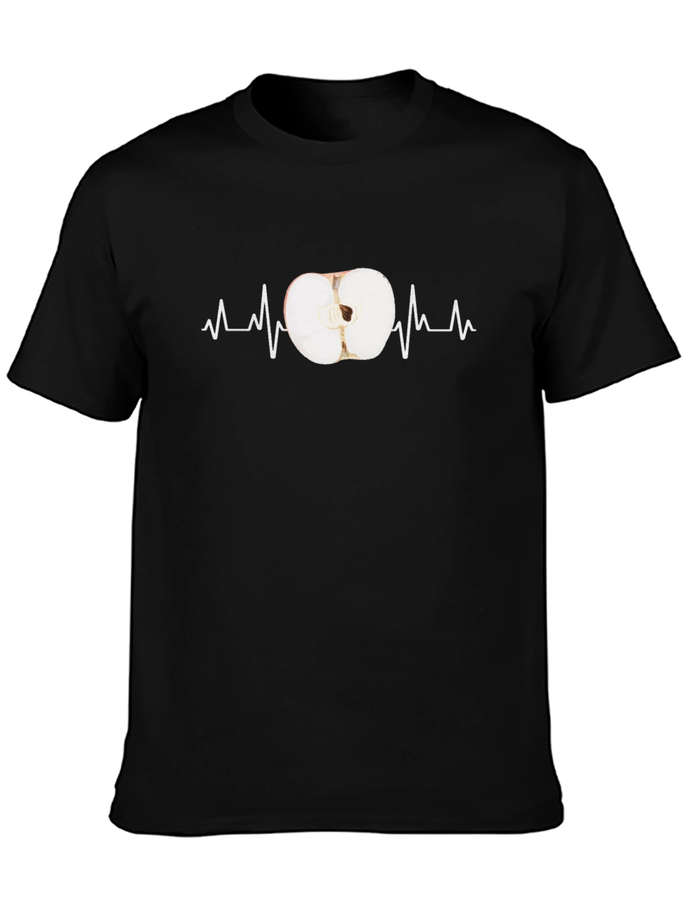Apple Heartbeat T-Shirt - Unique Graphic Tee