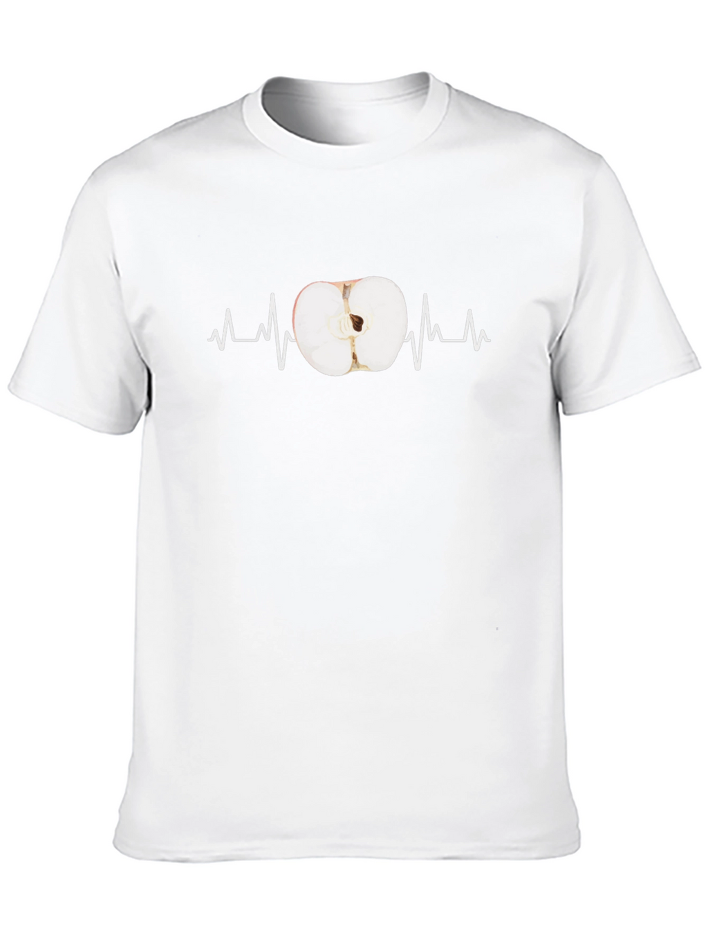 Apple Heartbeat T-Shirt - Unique Graphic Tee