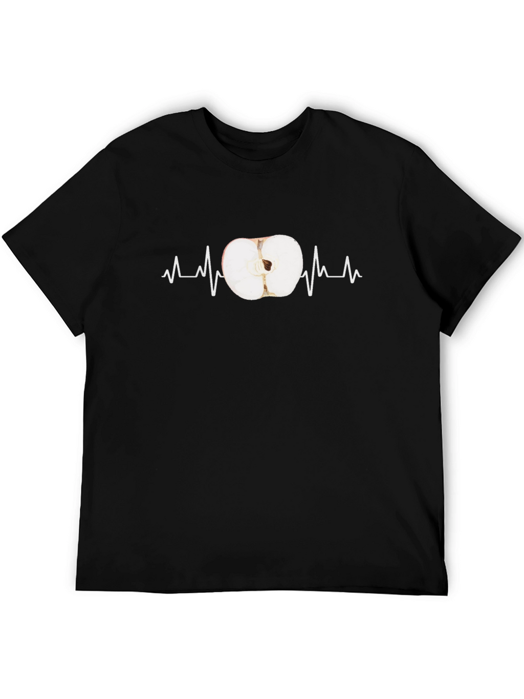 Apple Heartbeat T-Shirt - Unique Graphic Tee