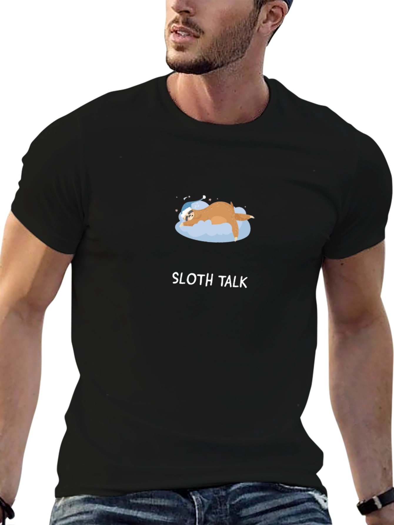 Sloth Talk T-Shirt - Relaxed Style