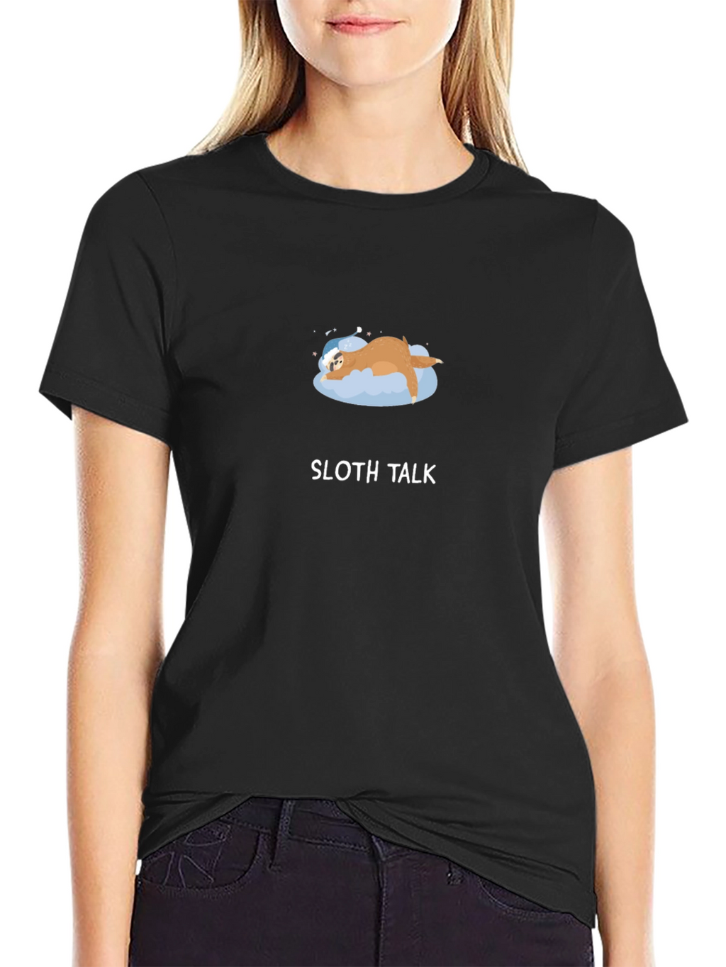 Sloth Talk T-Shirt - Relaxed Style