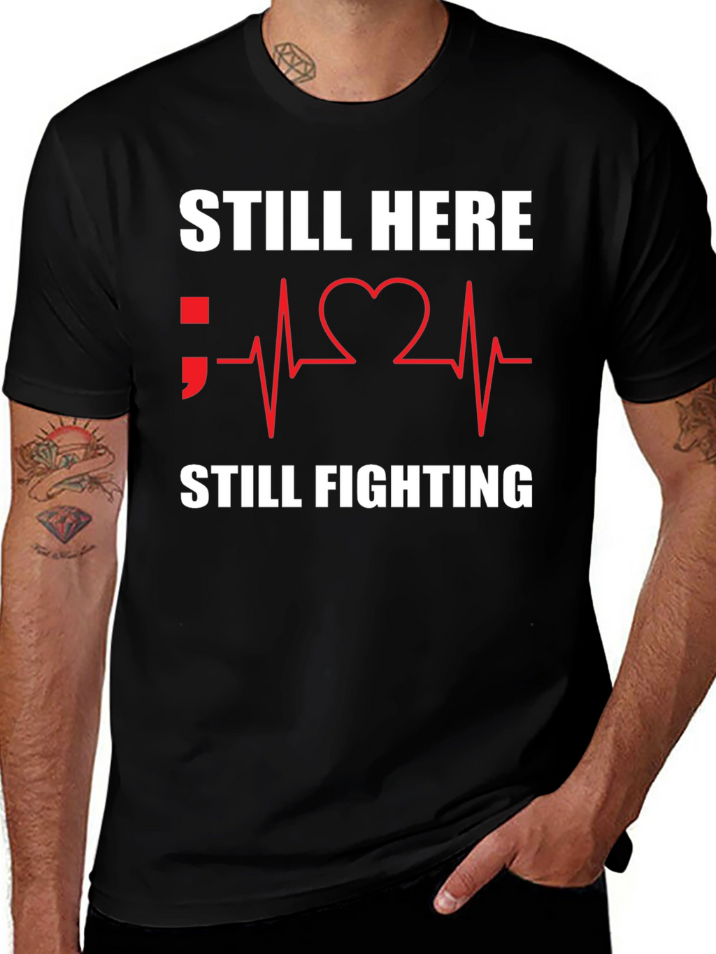 Still Here Still Fighting Graphic Tee