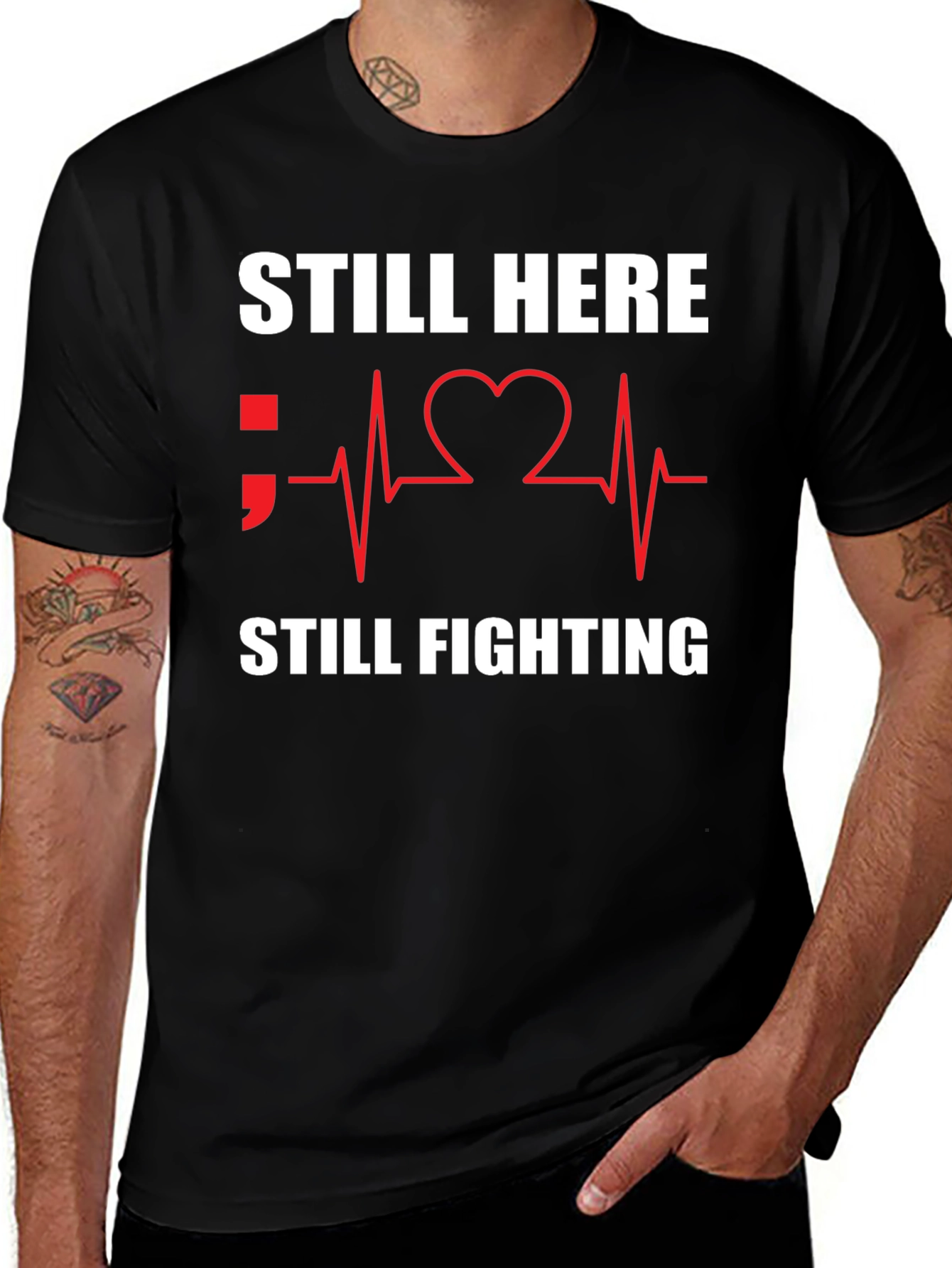 Still Here Still Fighting Graphic Tee