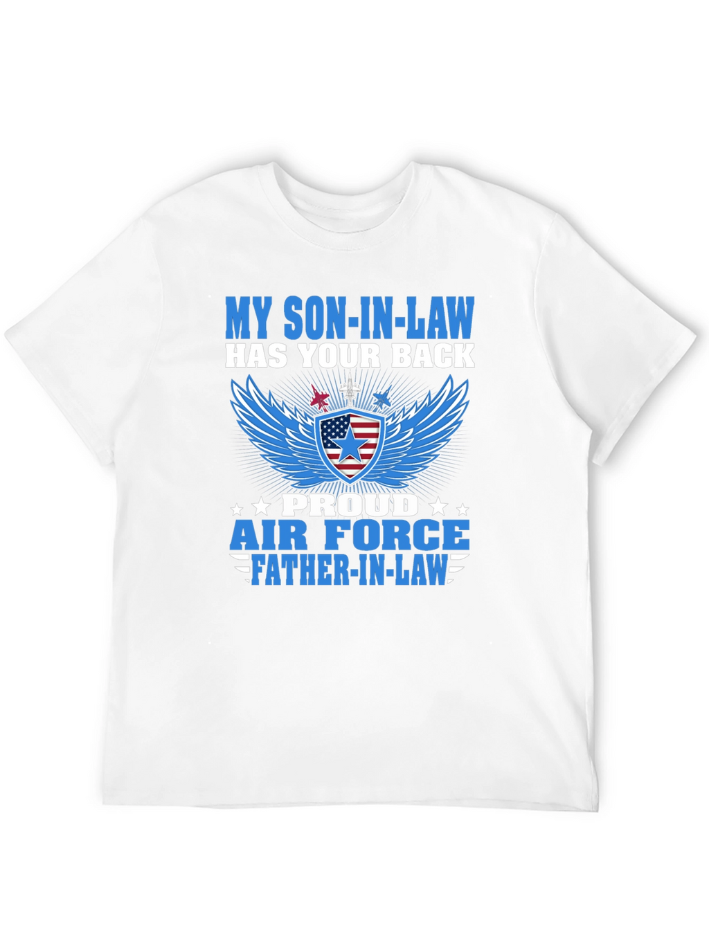 Proud Air Force Father-in-Law Graphic Tee