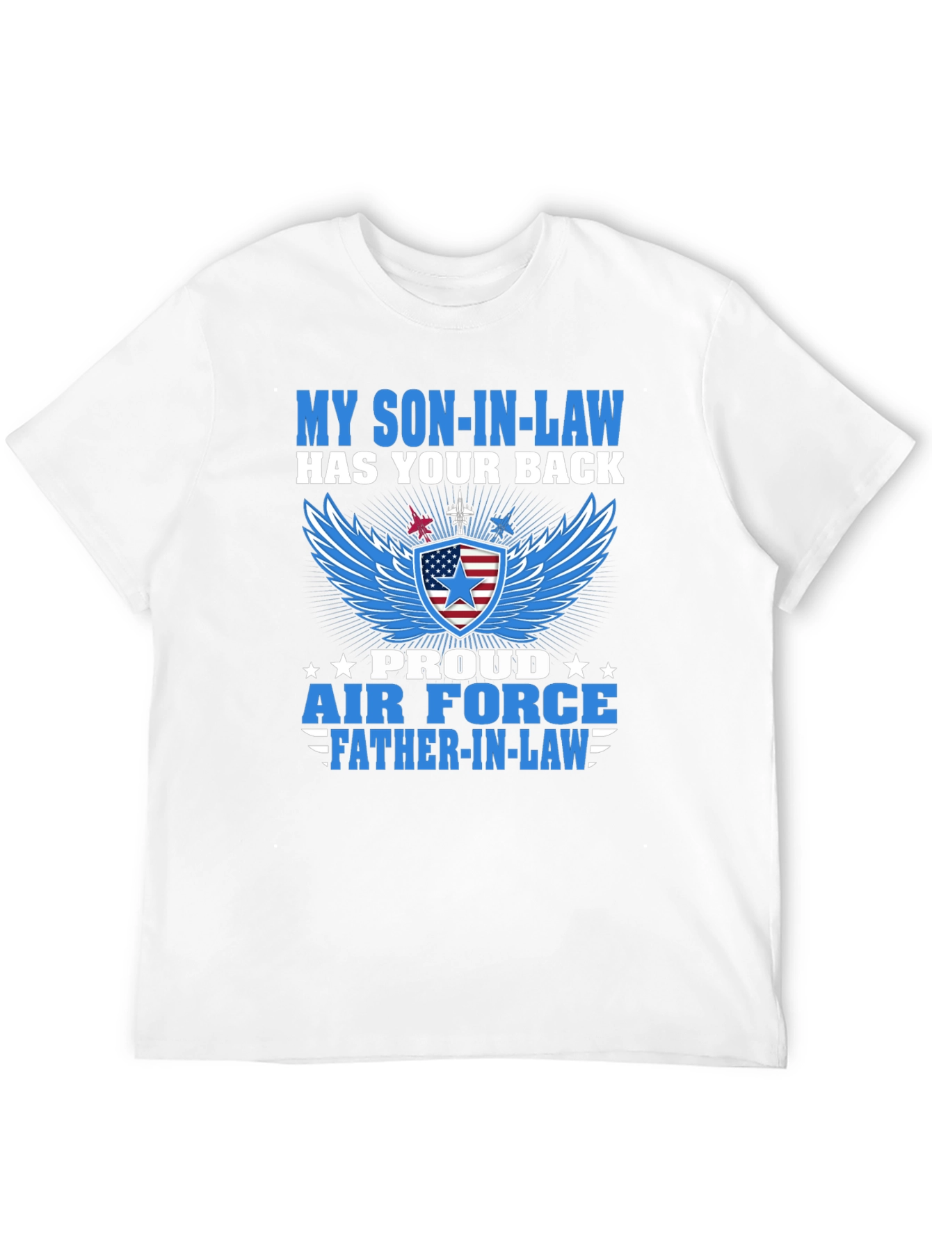 Proud Air Force Father-in-Law Graphic Tee