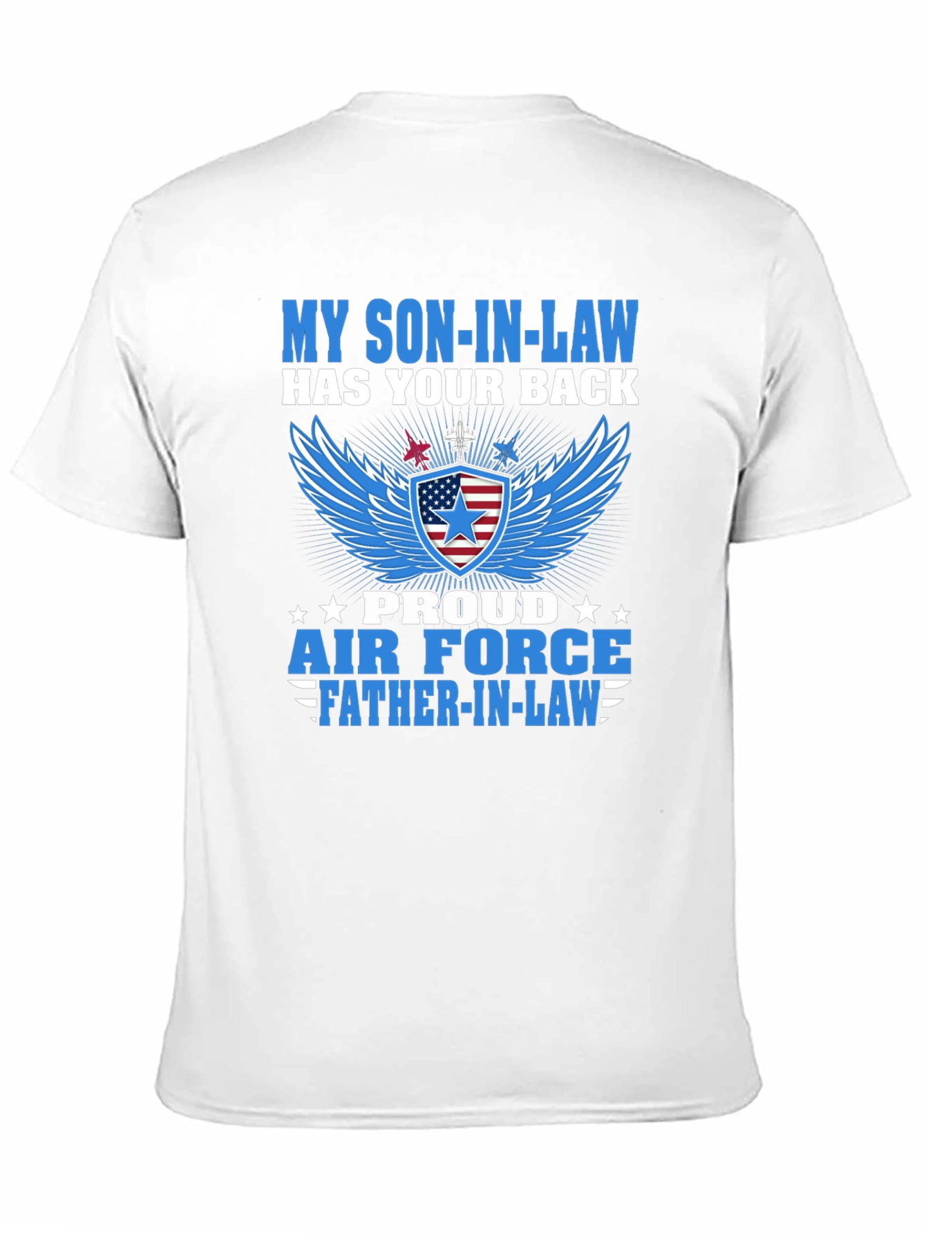 Proud Air Force Father-in-Law Graphic Tee