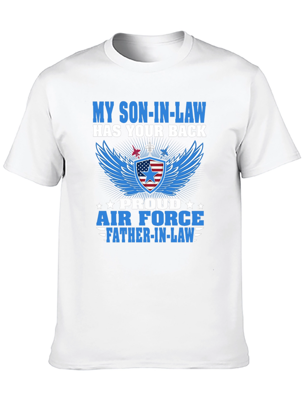 Proud Air Force Father-in-Law Graphic Tee