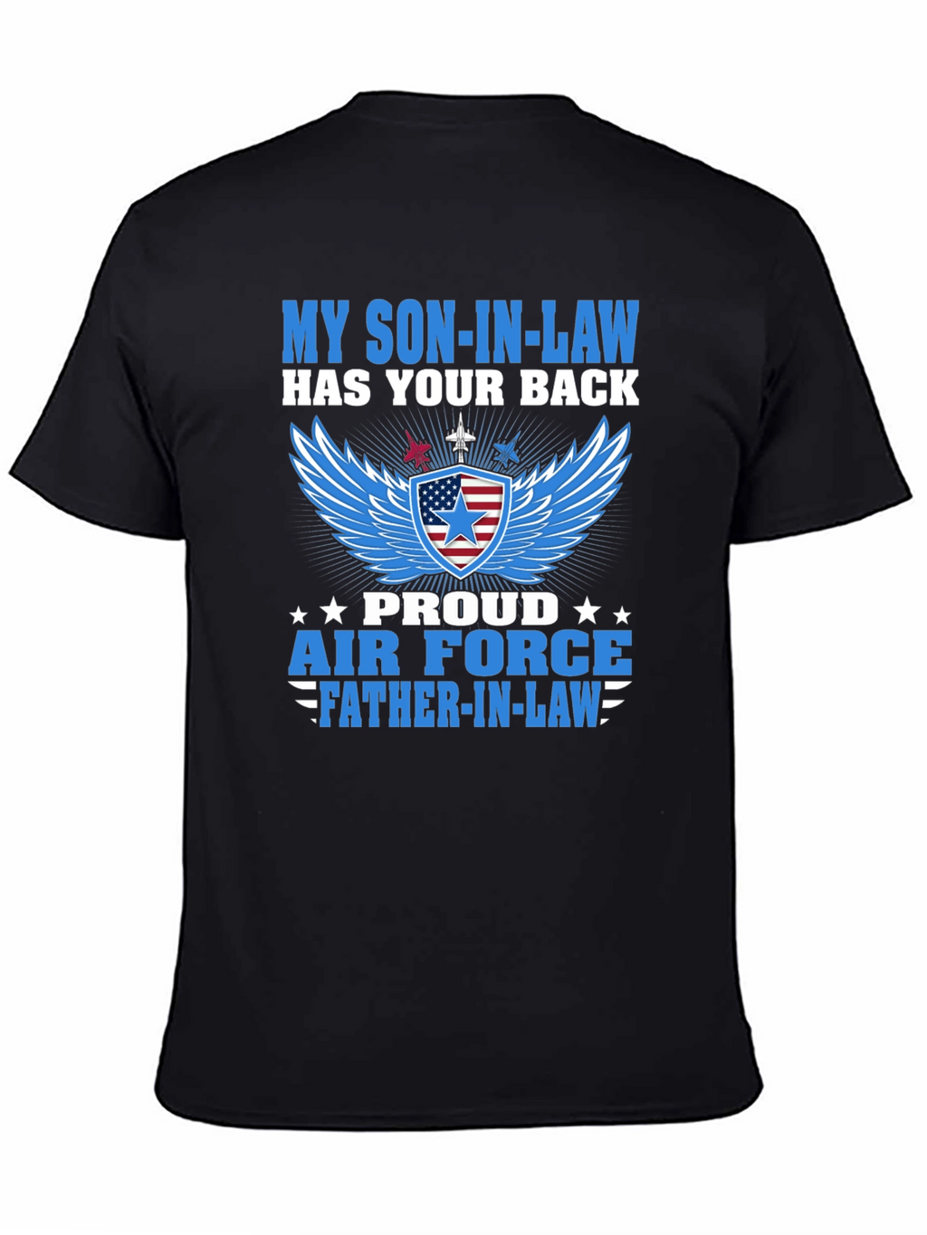 Proud Air Force Father-in-Law Graphic Tee