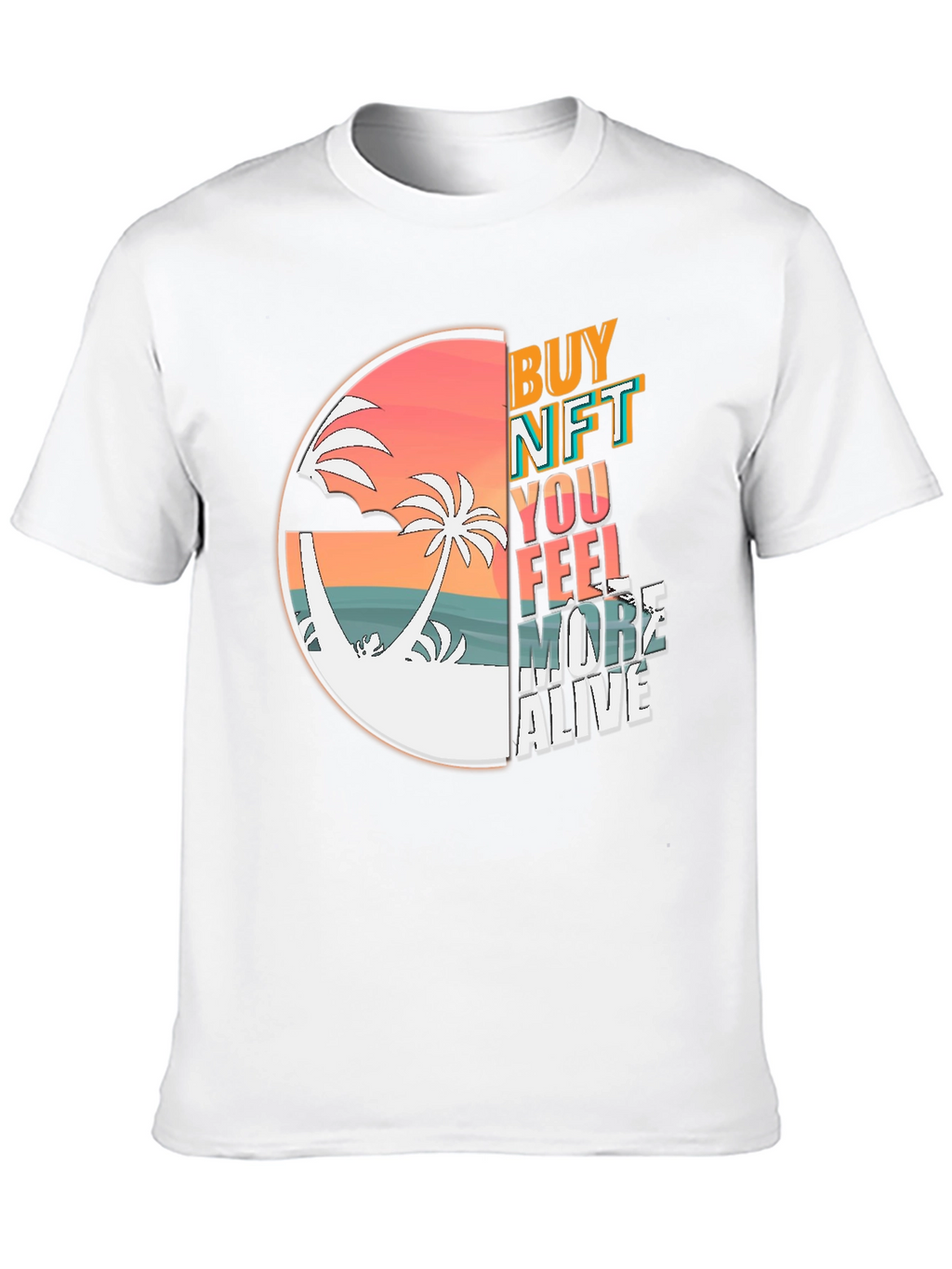 Buy NFT Feel More Alive Black T-Shirt