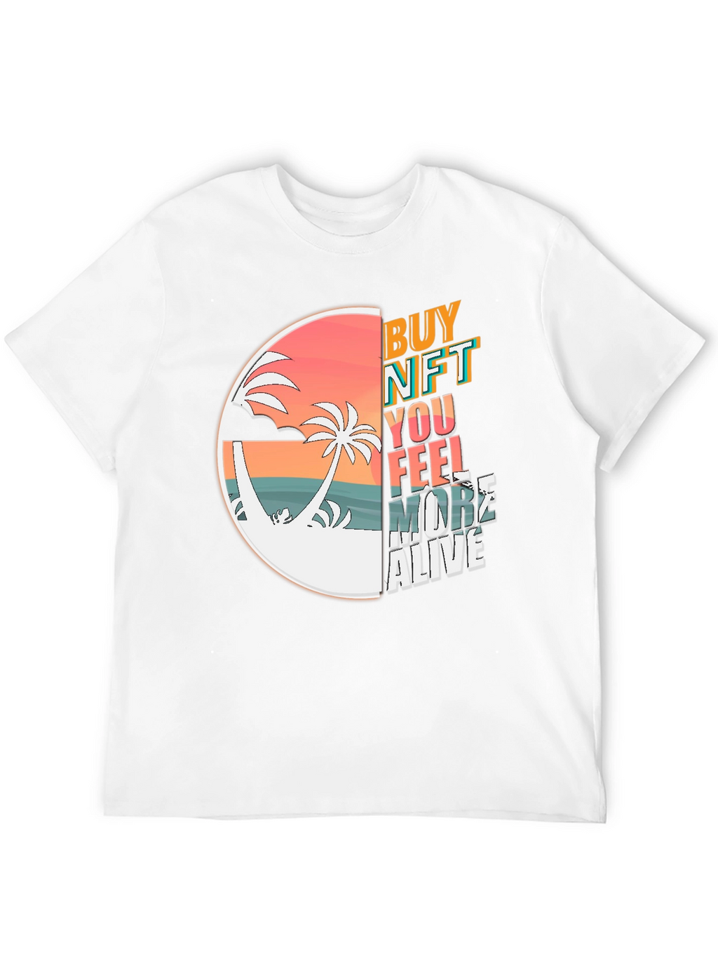 Buy NFT Feel More Alive Black T-Shirt