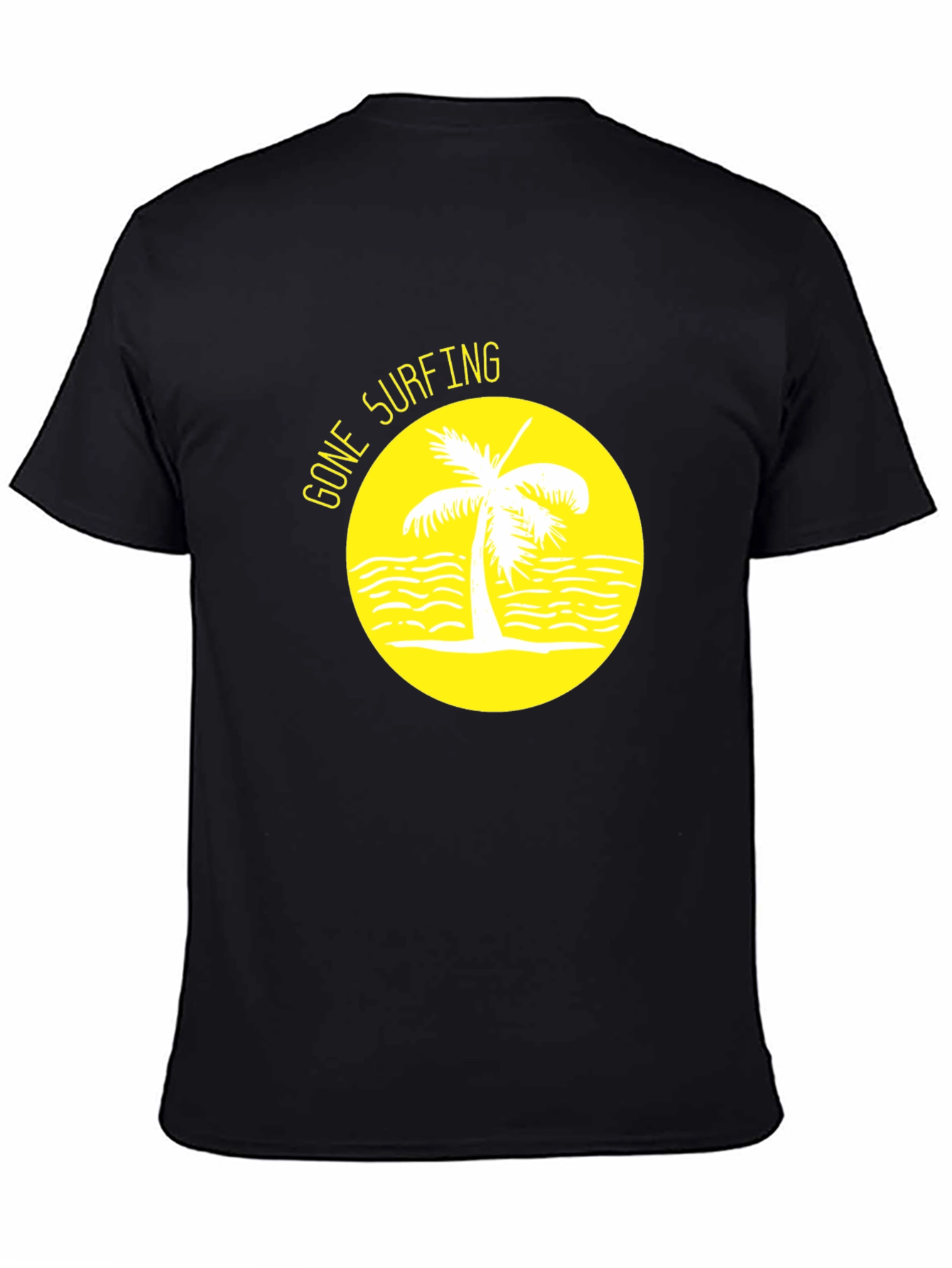 Gone Surfing Graphic Tee - Black