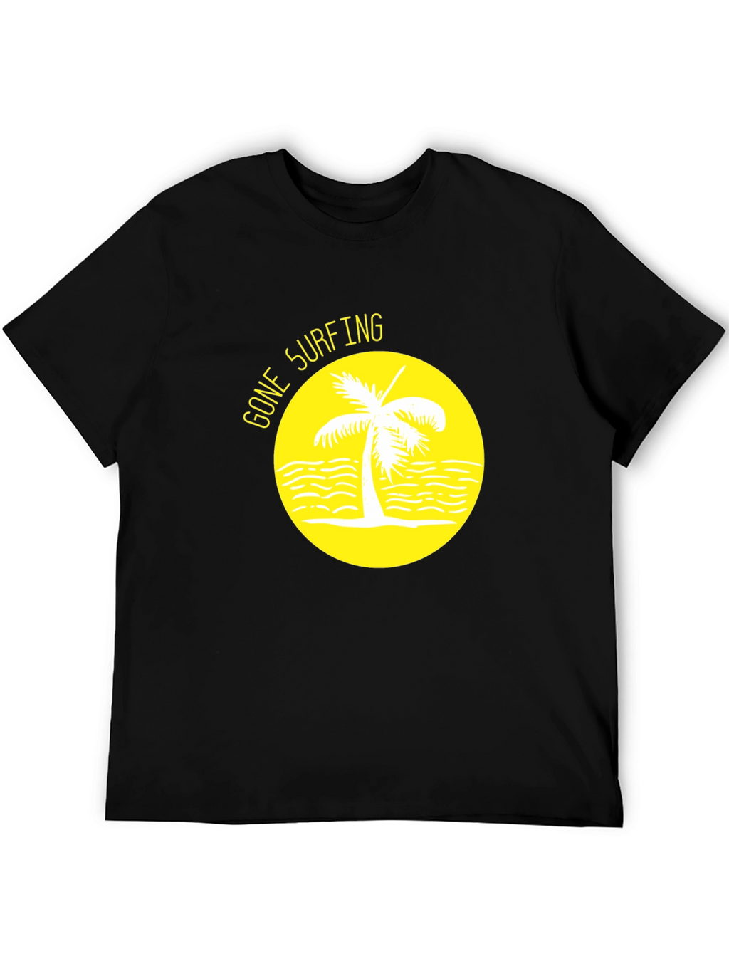 Gone Surfing Graphic Tee - Black
