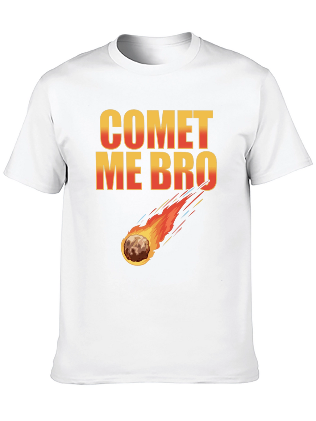 Comet Me Bro Black T-Shirt - Fun Graphic Tee