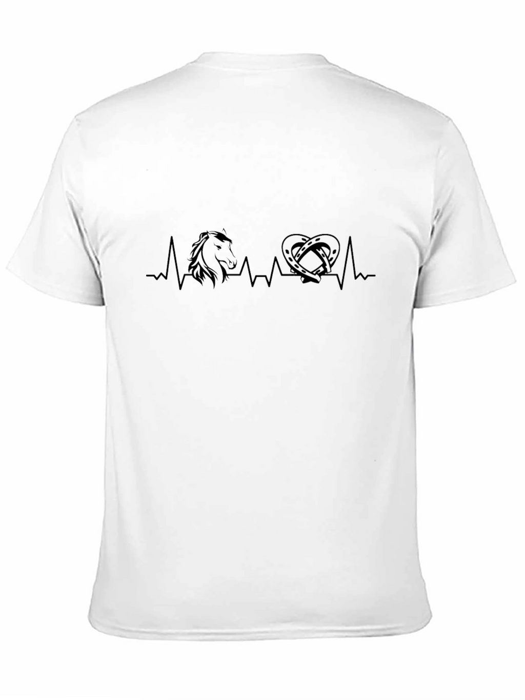 Horse & Pretzel Heartbeat Graphic Tee - Unisex