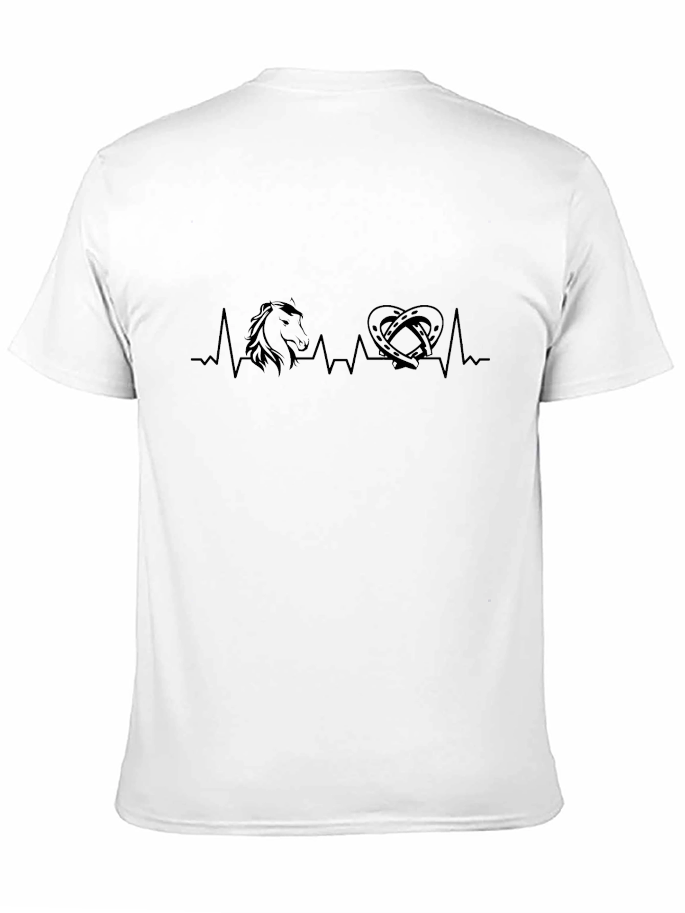 Horse & Pretzel Heartbeat Graphic Tee - Unisex