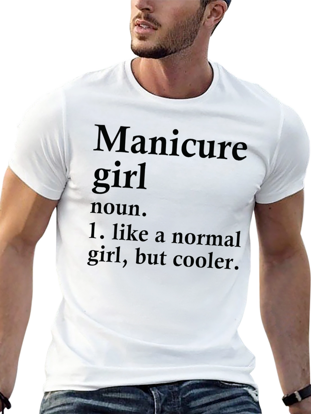 Manicure Girl T-Shirt - Cool Definition Tee