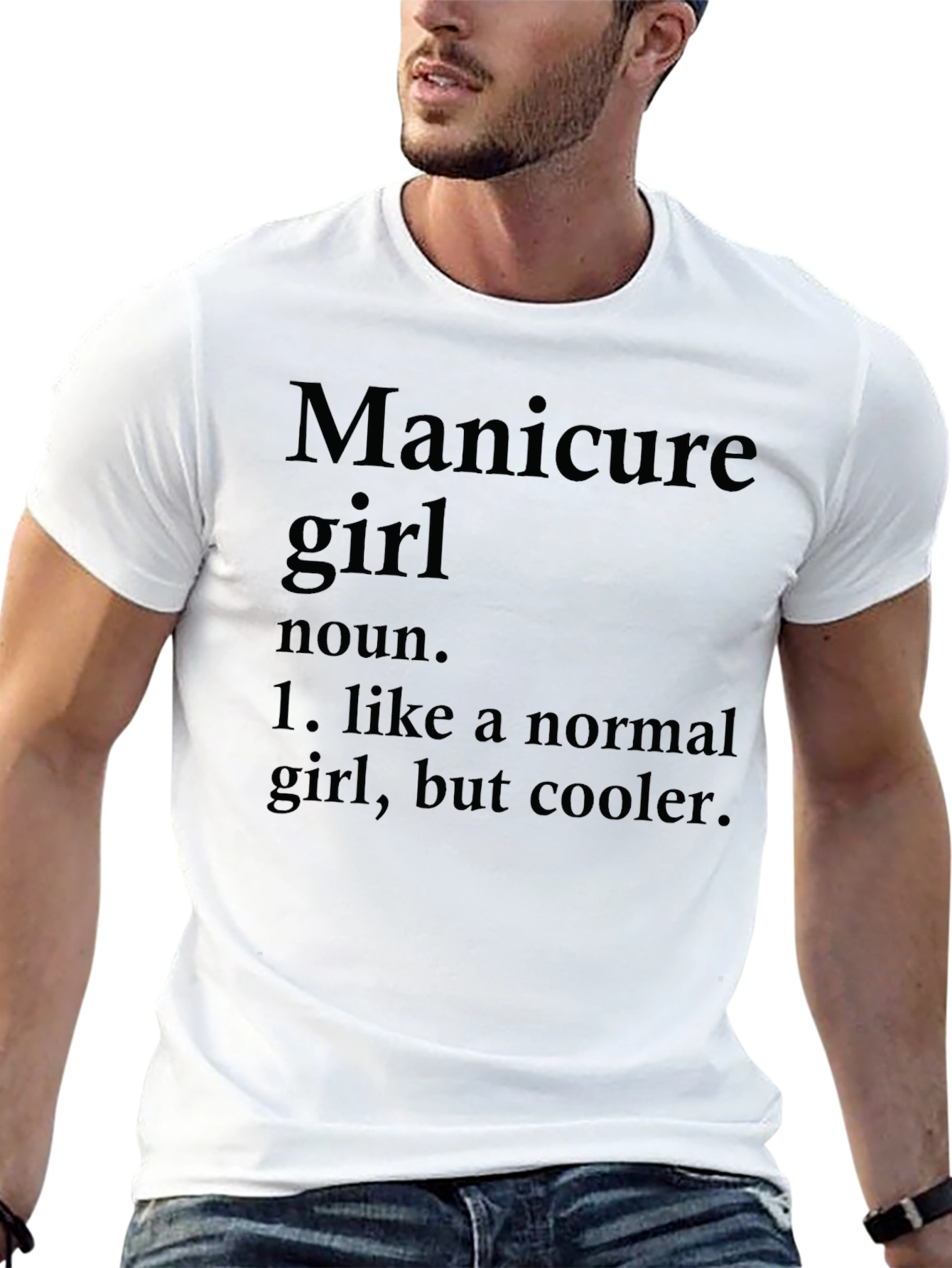 Manicure Girl T-Shirt - Cool Definition Tee