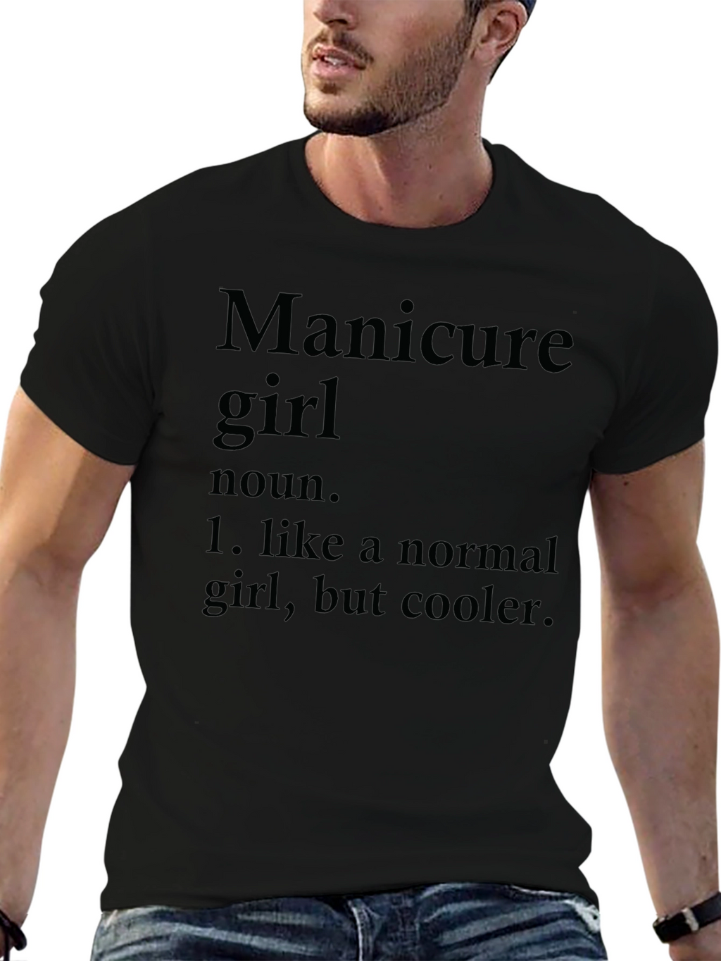 Manicure Girl T-Shirt - Cool Definition Tee