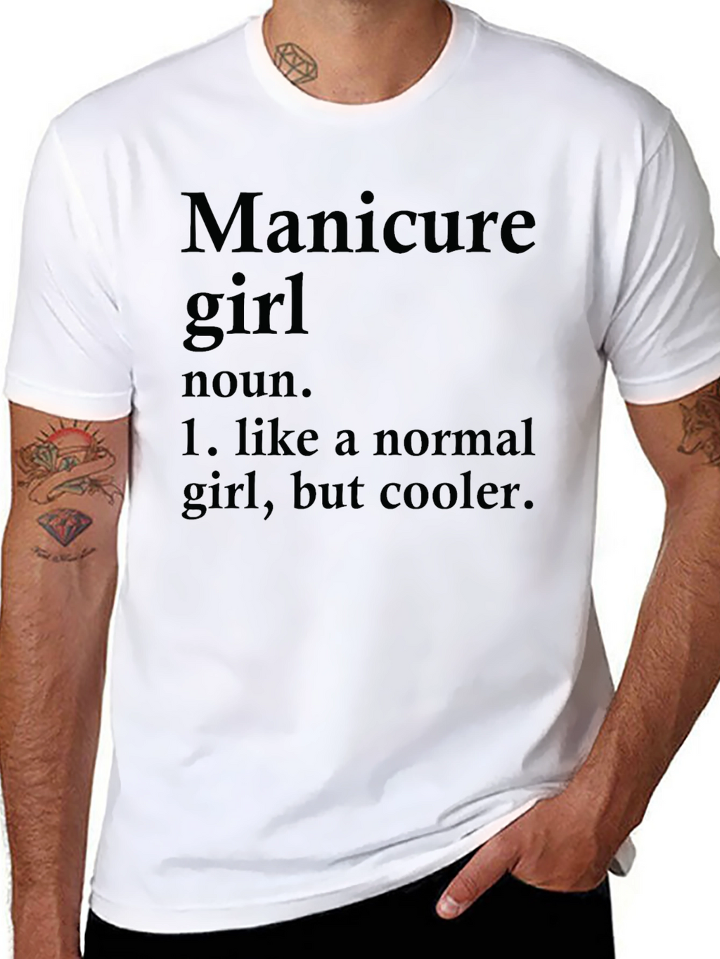 Manicure Girl T-Shirt - Cool Definition Tee