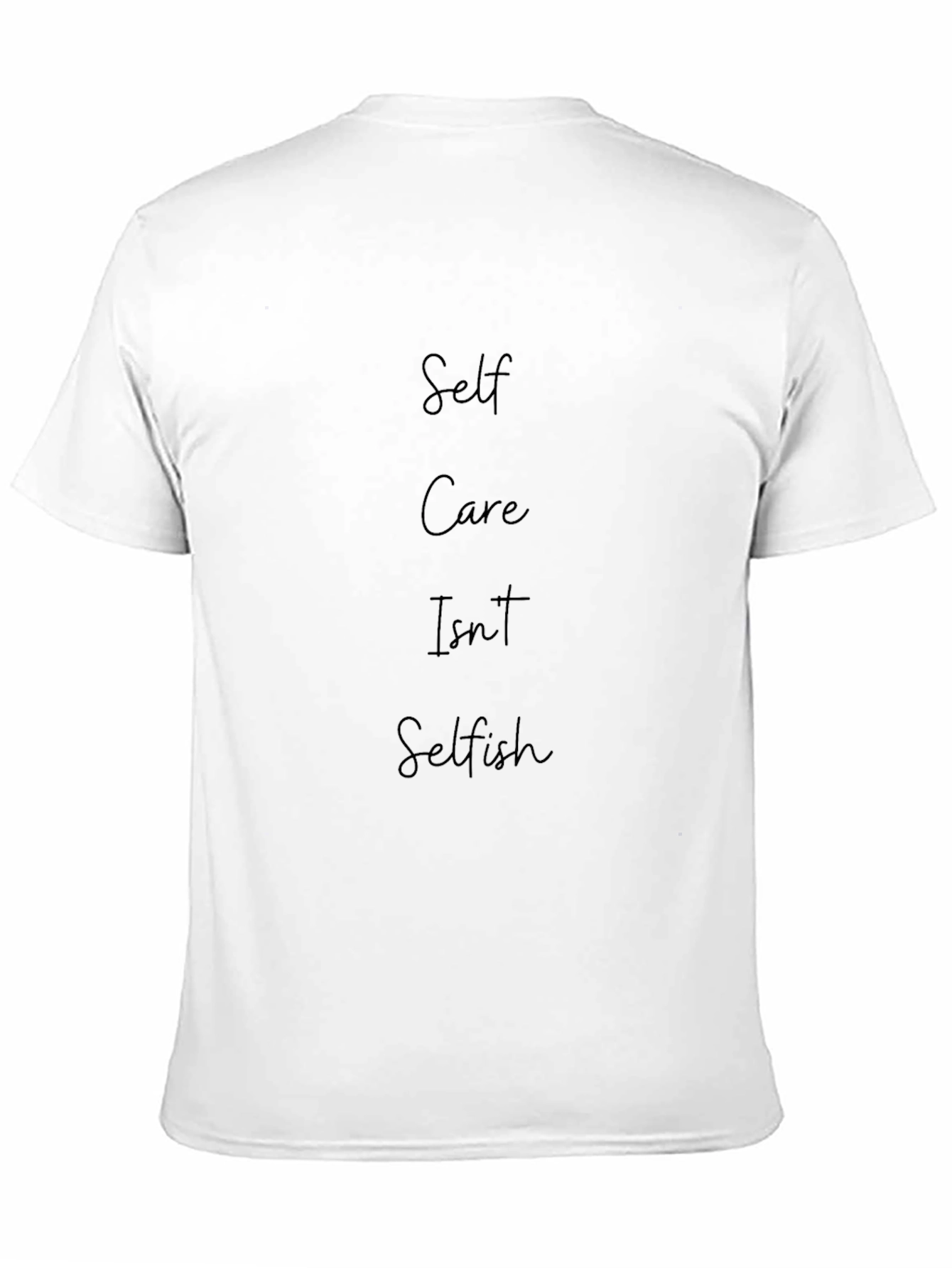 Self Care Isnt Selfish Graphic Tee - Black