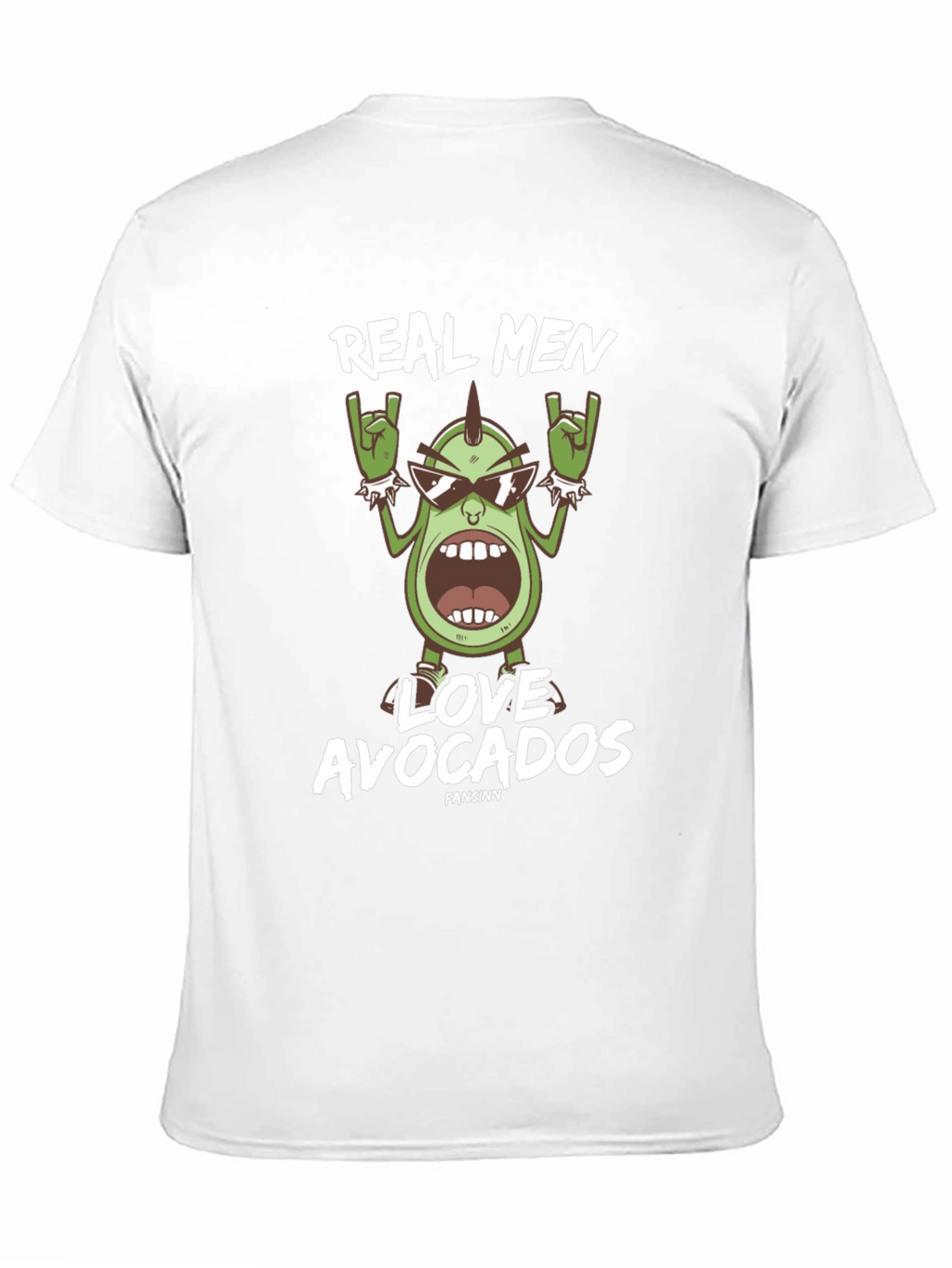 Real Men Love Avocados Graphic Tee - Black T-Shirt