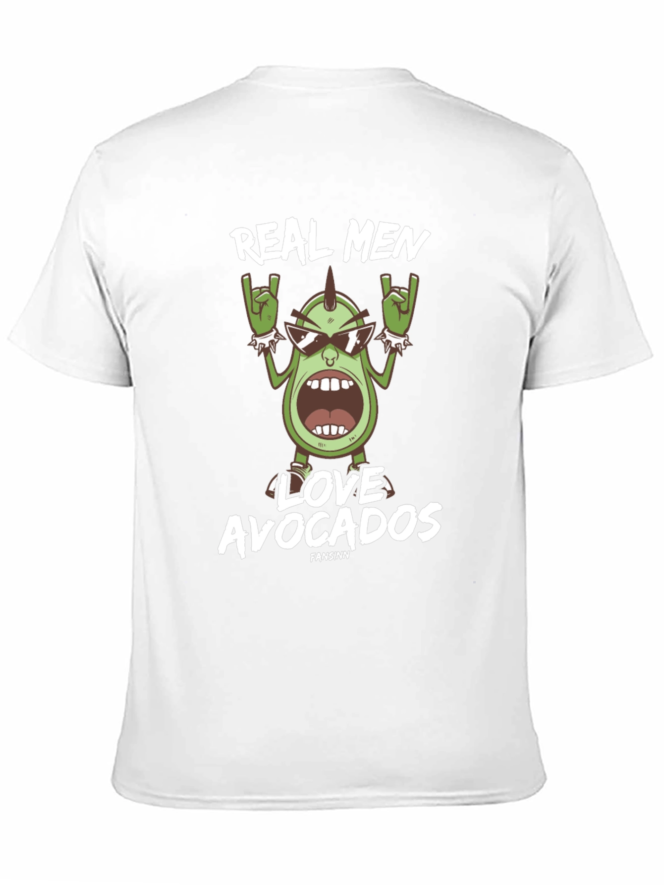 Real Men Love Avocados Graphic Tee - Black T-Shirt