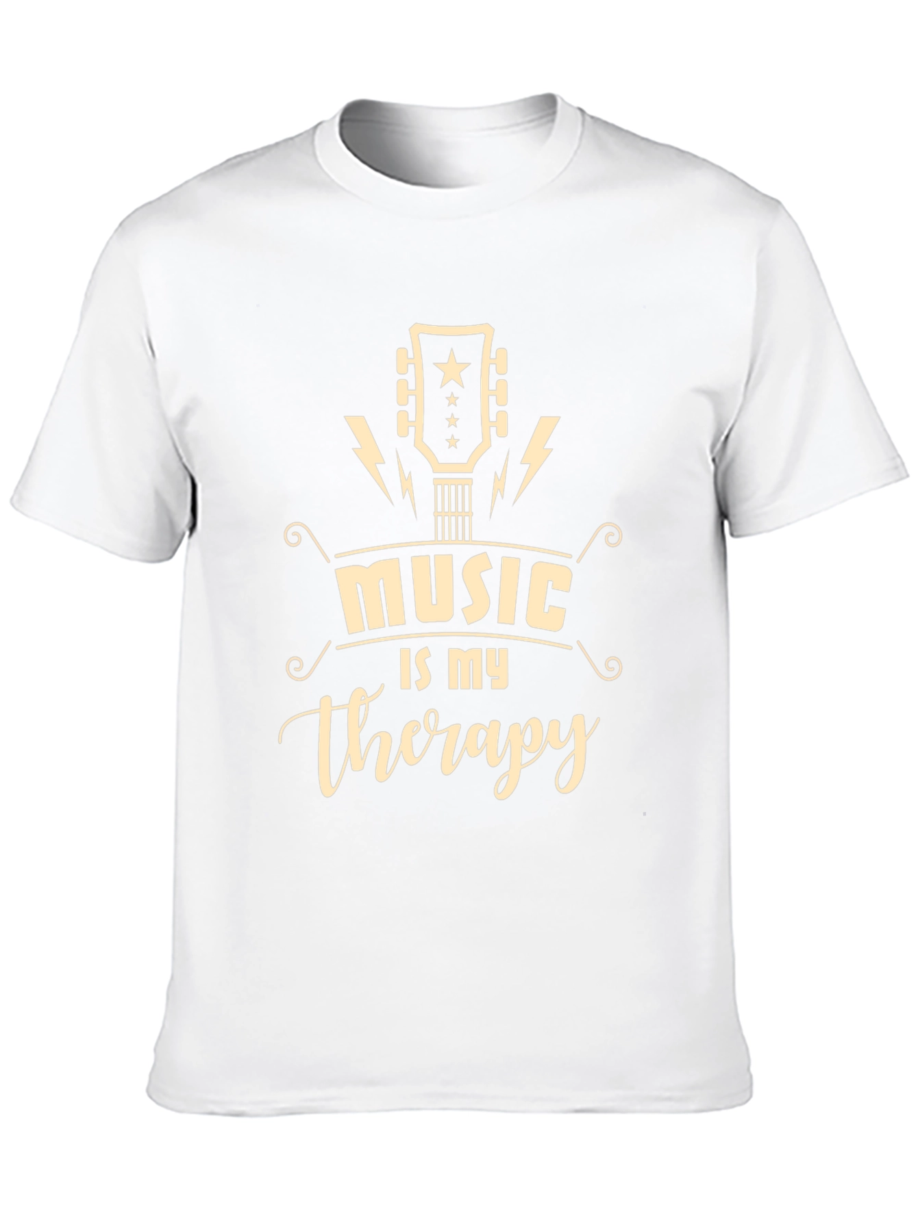Music is My Therapy Graphic T-Shirt
