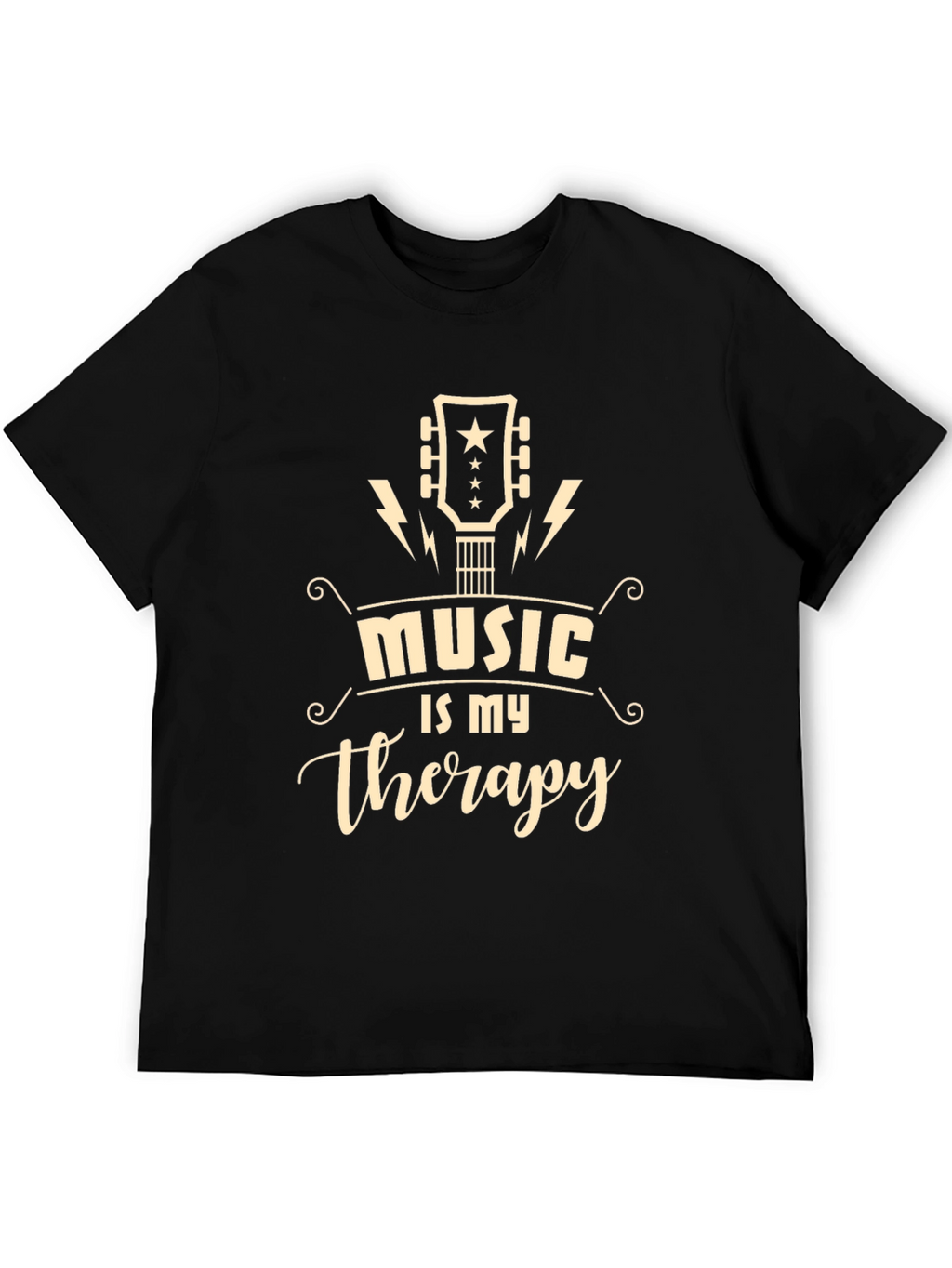 Music is My Therapy Graphic T-Shirt