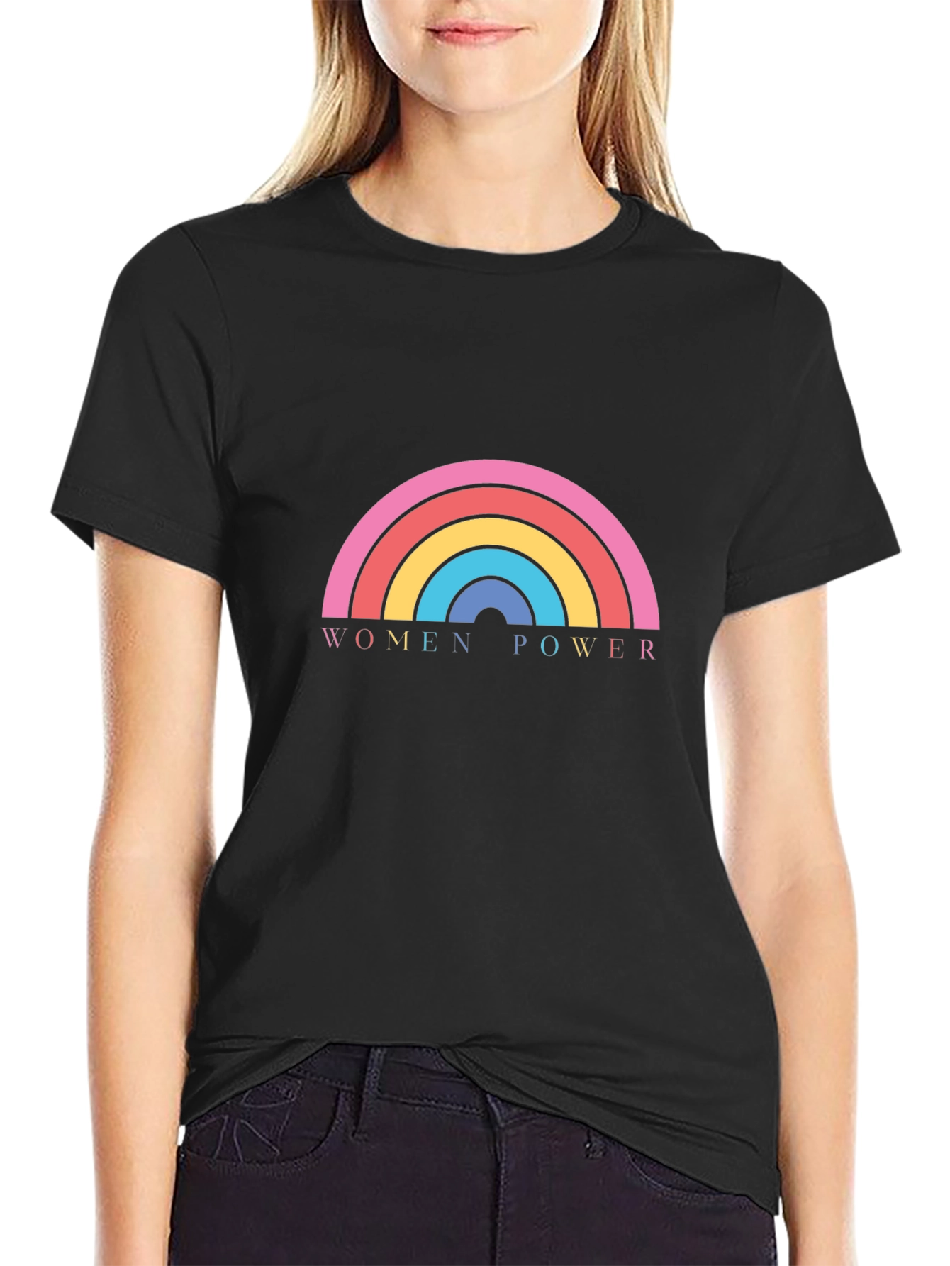 Women Power Rainbow Tee