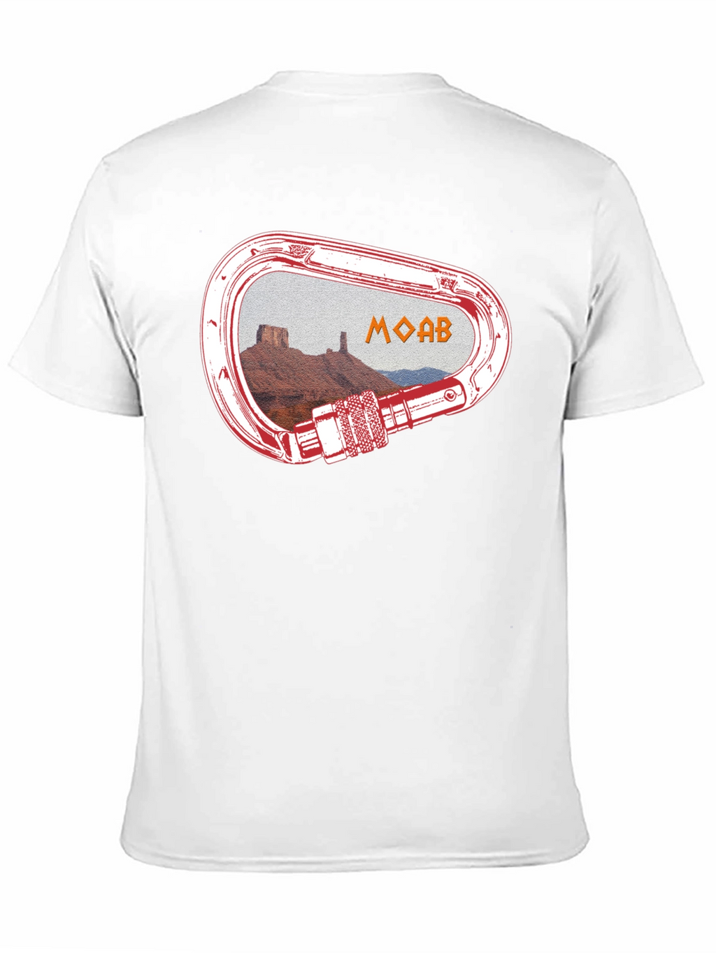 Moab Climbing Carabiner Graphic T-Shirt
